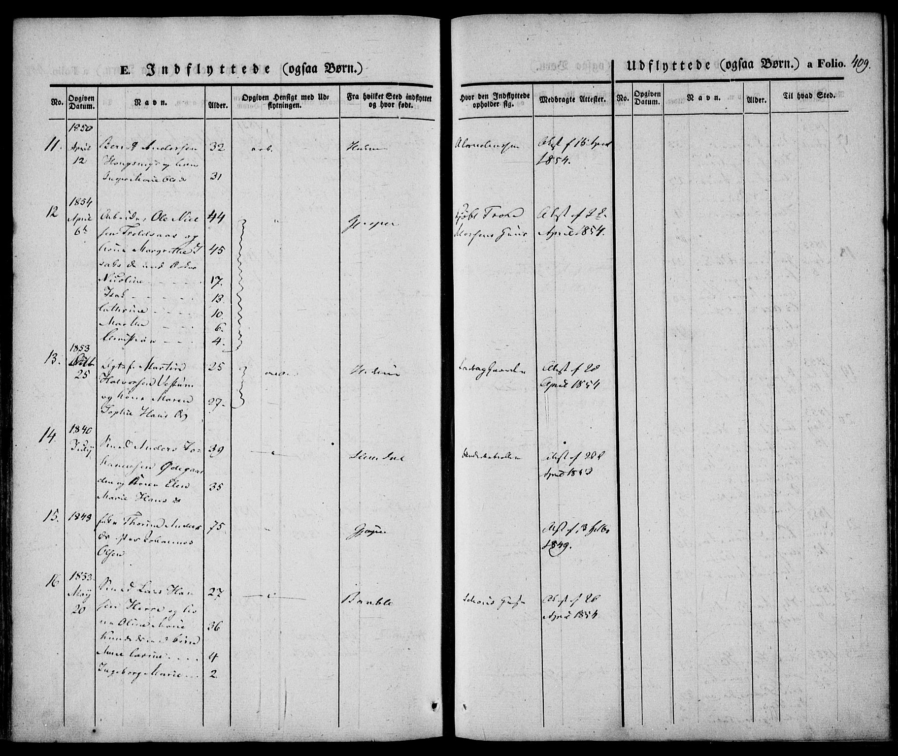 Larvik kirkebøker, AV/SAKO-A-352/F/Fb/L0003: Parish register (official) no. II 3, 1842-1856, p. 409