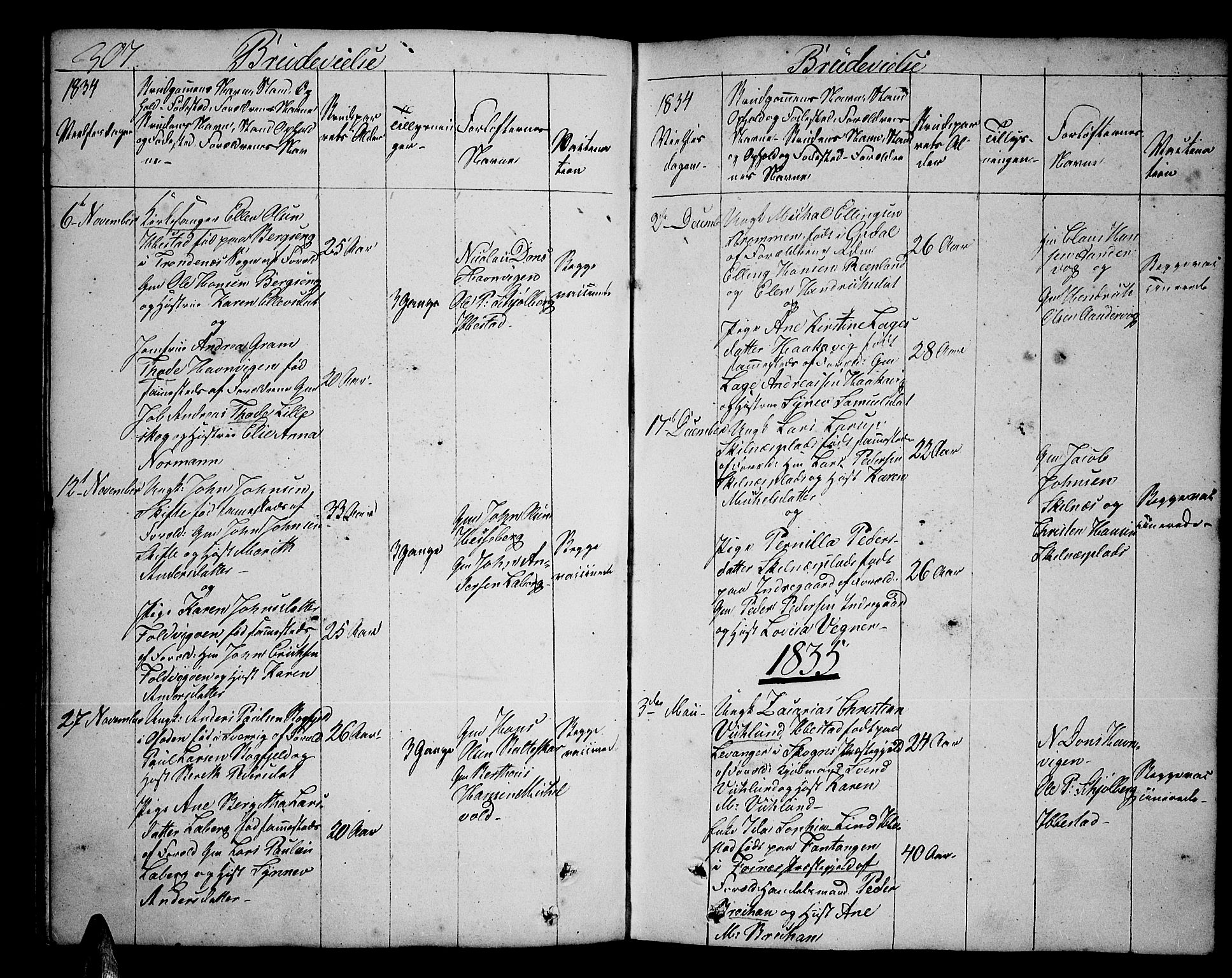 Ibestad sokneprestembete, SATØ/S-0077/H/Ha/Hab/L0003klokker: Parish register (copy) no. 3, 1833-1852, p. 307