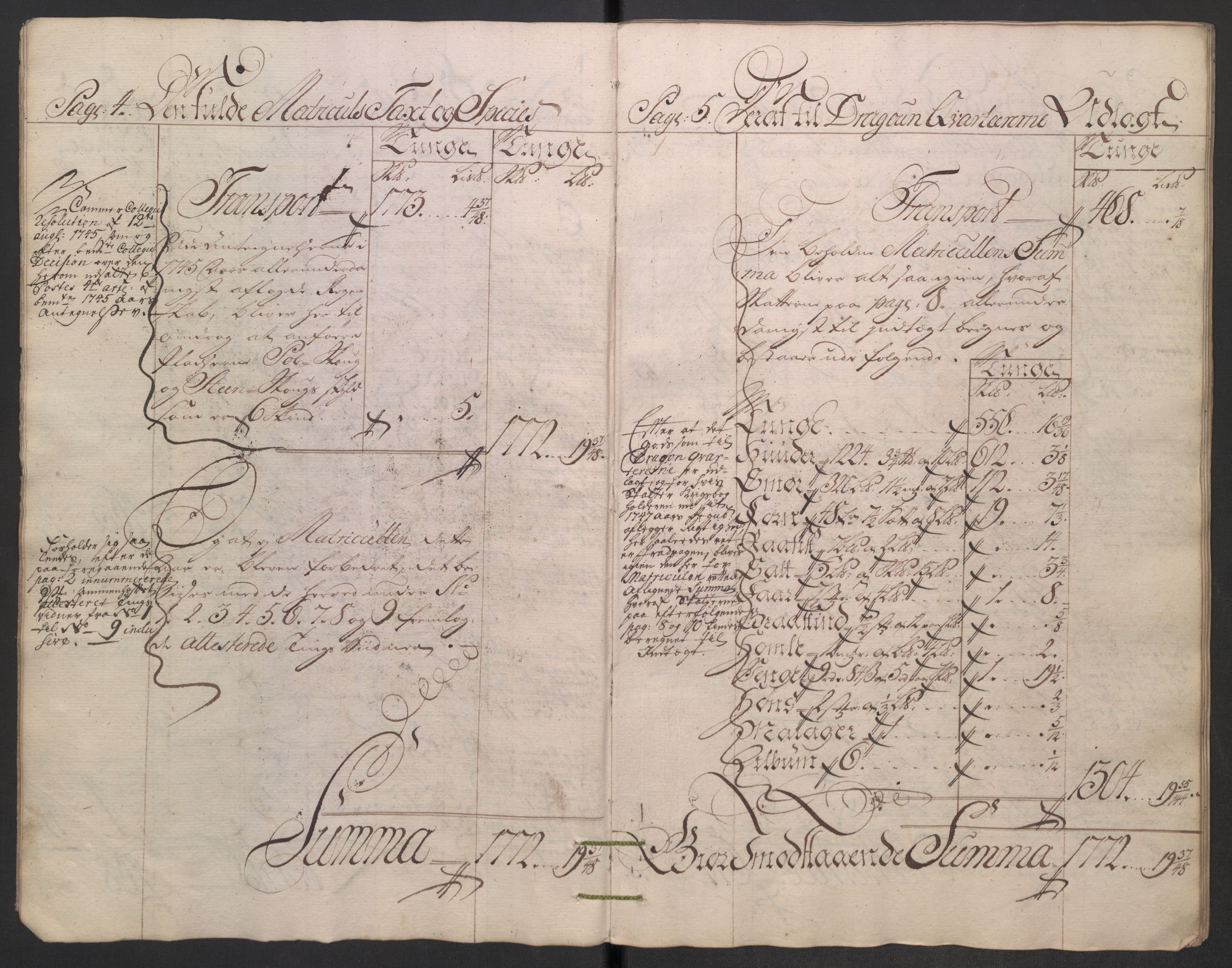 Rentekammeret inntil 1814, Reviderte regnskaper, Fogderegnskap, AV/RA-EA-4092/R18/L1346: Fogderegnskap Hadeland, Toten og Valdres, 1747-1748, p. 5