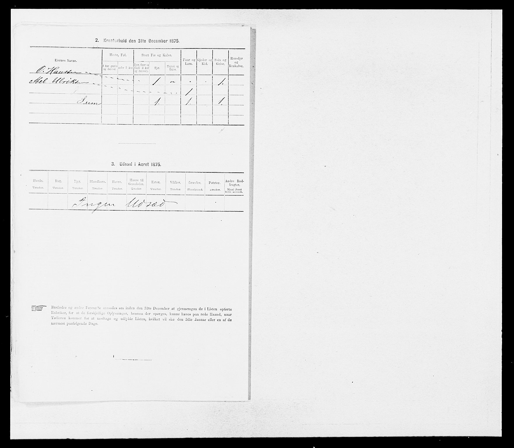 SAB, 1875 Census for 1438P Bremanger, 1875, p. 173