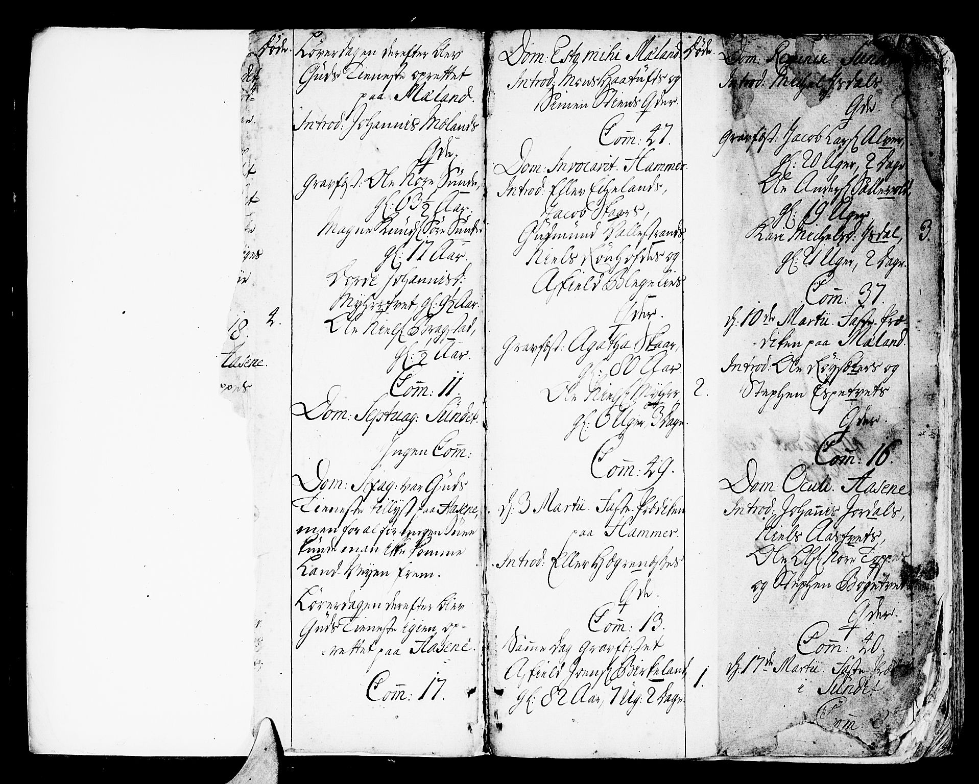 Hamre sokneprestembete, AV/SAB-A-75501/H/Ha/Haa/Haaa/L0007: Parish register (official) no. A 7, 1762-1777, p. 2