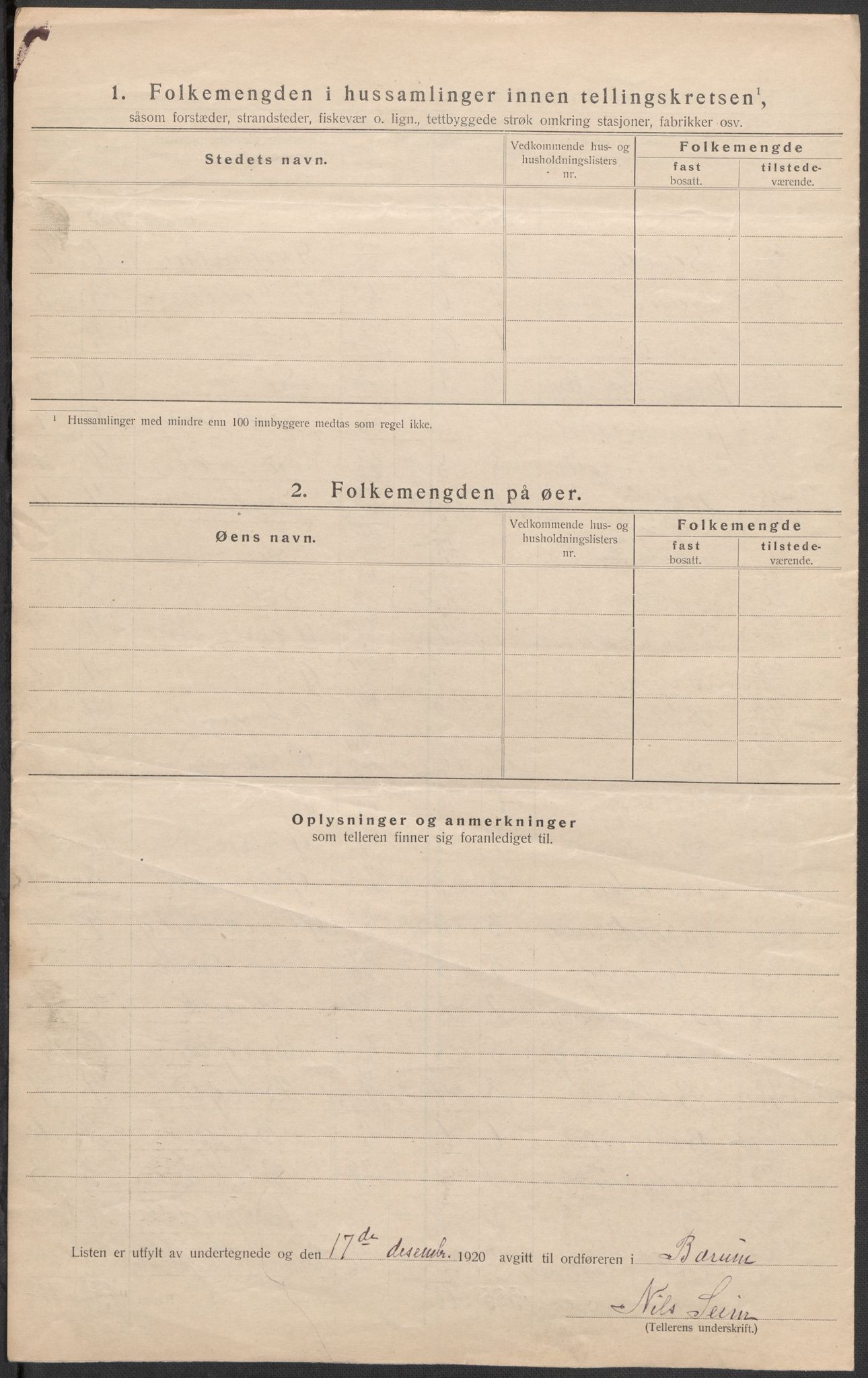 SAO, 1920 census for Bærum, 1920, p. 14