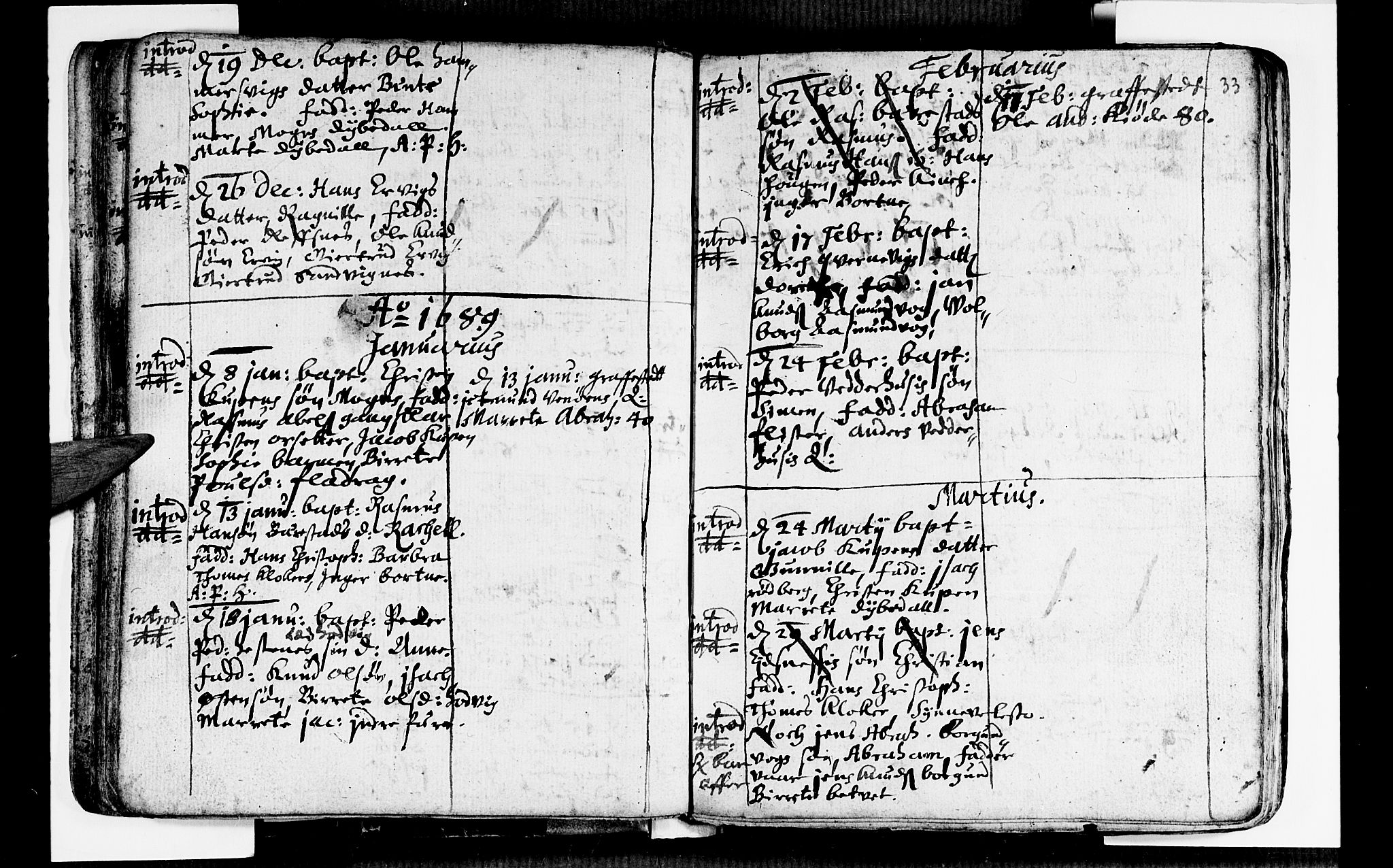 Selje sokneprestembete, AV/SAB-A-99938/H/Ha/Haa/Haaa: Parish register (official) no. A 1, 1668-1696, p. 33