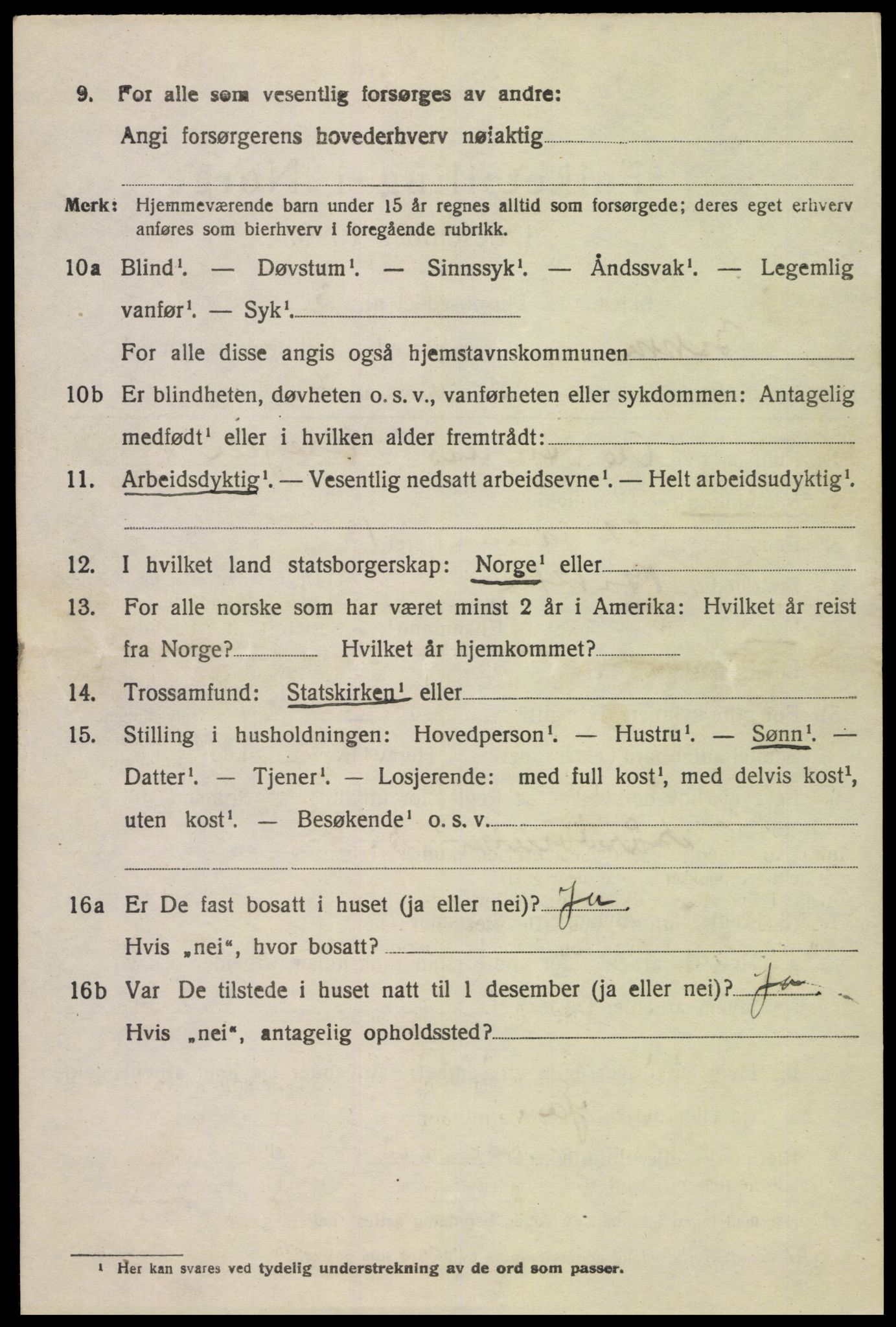 SAK, 1920 census for Bakke, 1920, p. 845