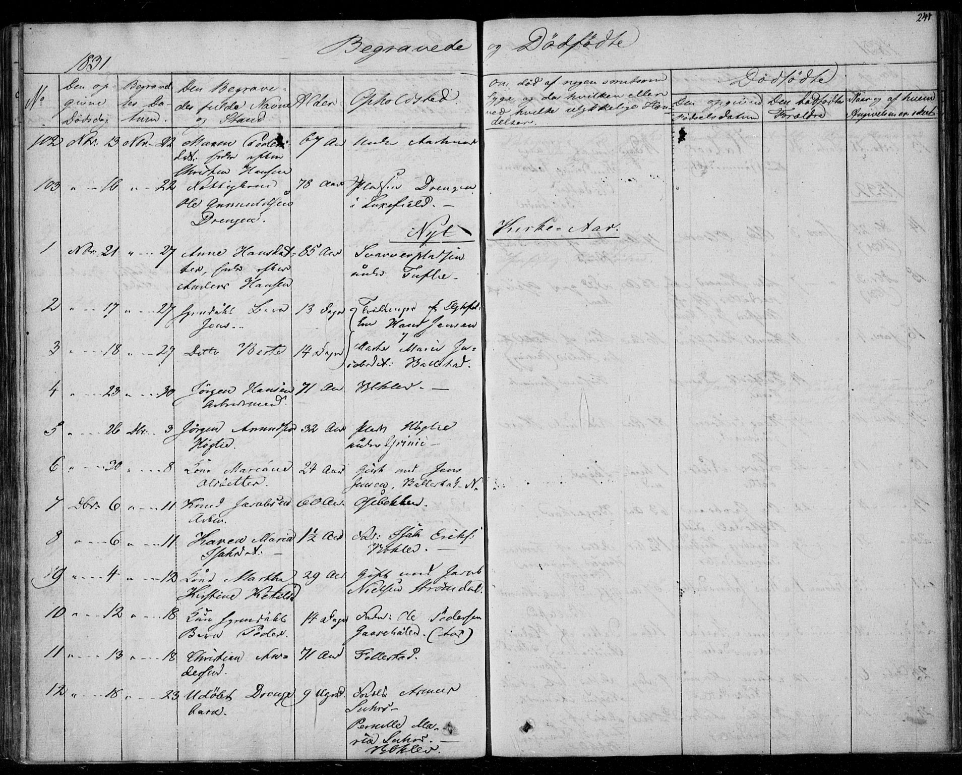 Gjerpen kirkebøker, SAKO/A-265/F/Fa/L0006: Parish register (official) no. I 6, 1829-1834, p. 241