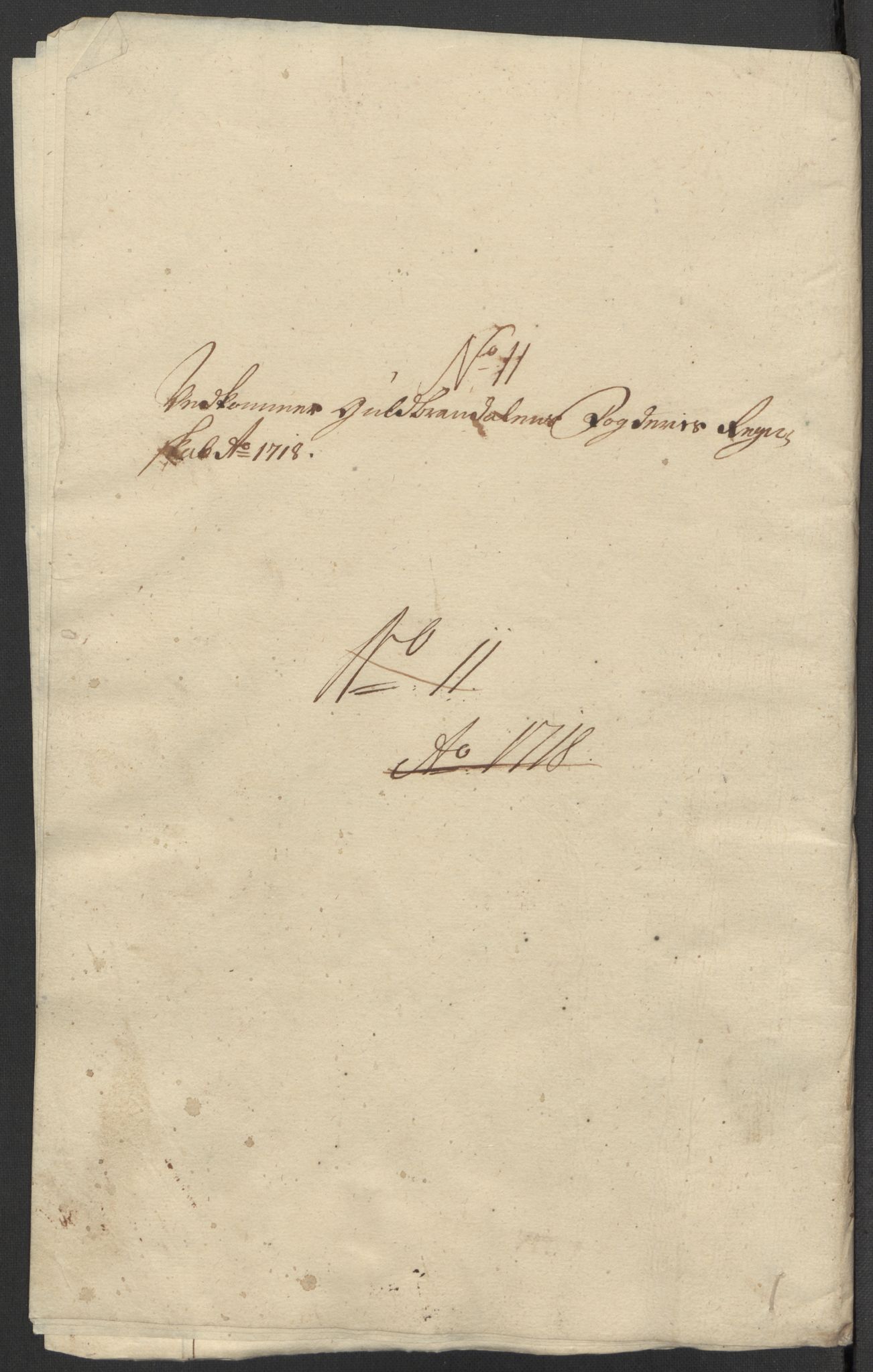 Rentekammeret inntil 1814, Reviderte regnskaper, Fogderegnskap, AV/RA-EA-4092/R17/L1188: Fogderegnskap Gudbrandsdal, 1718, p. 90