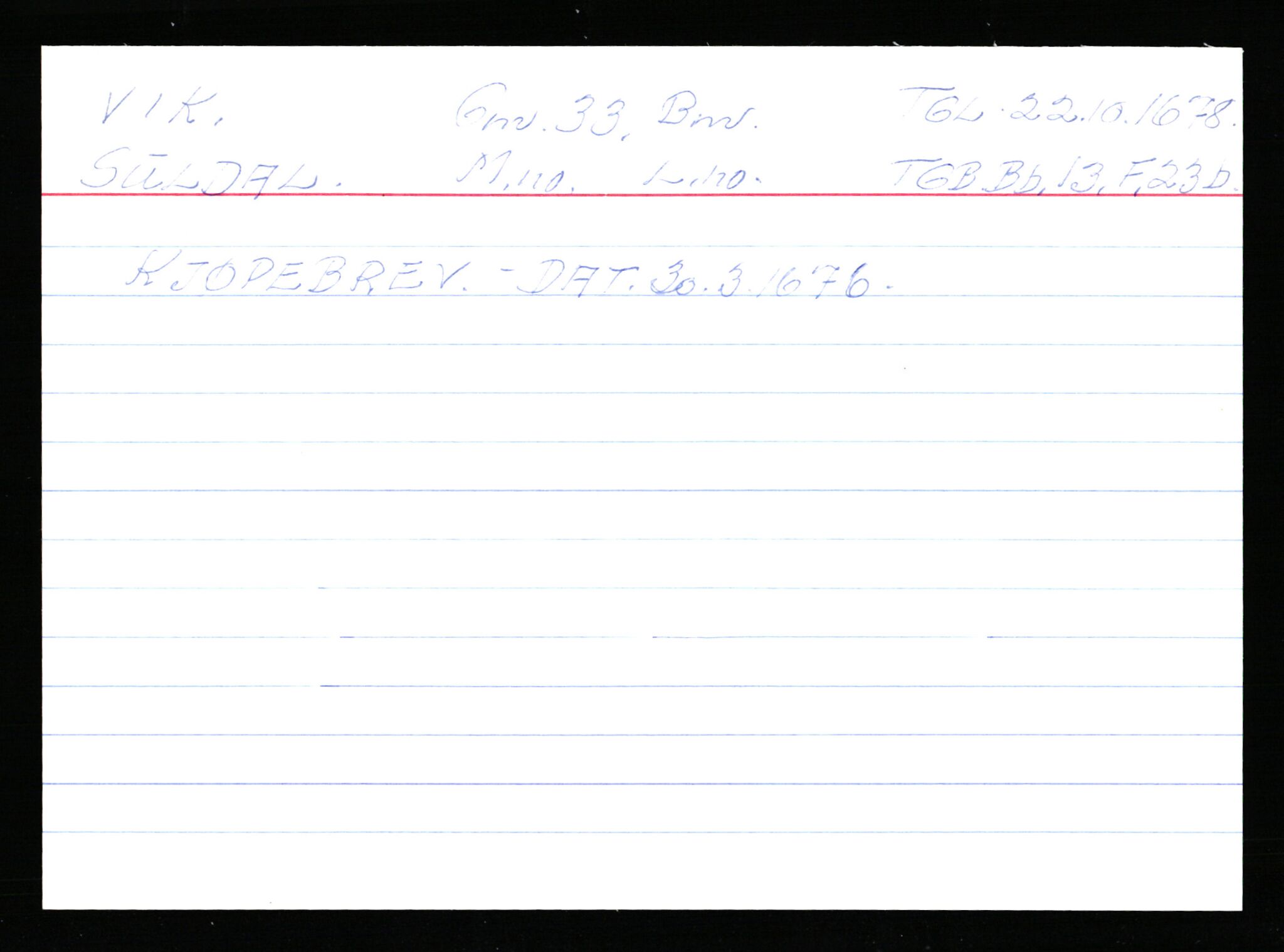 Statsarkivet i Stavanger, AV/SAST-A-101971/03/Y/Ym/L0067: Åstedskort sortert etter gårdsnavn: Vik - Vold, 1600-1950, p. 75