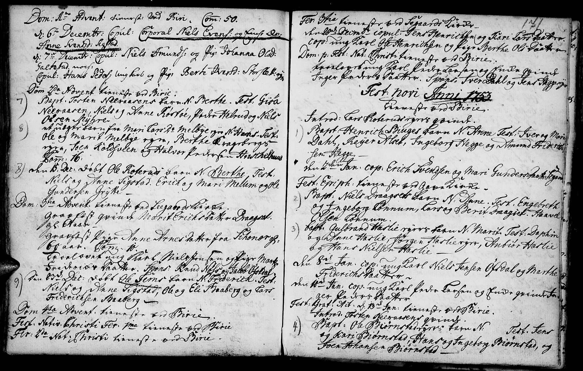 Biri prestekontor, AV/SAH-PREST-096/H/Ha/Haa/L0001: Parish register (official) no. 1, 1730-1754, p. 171