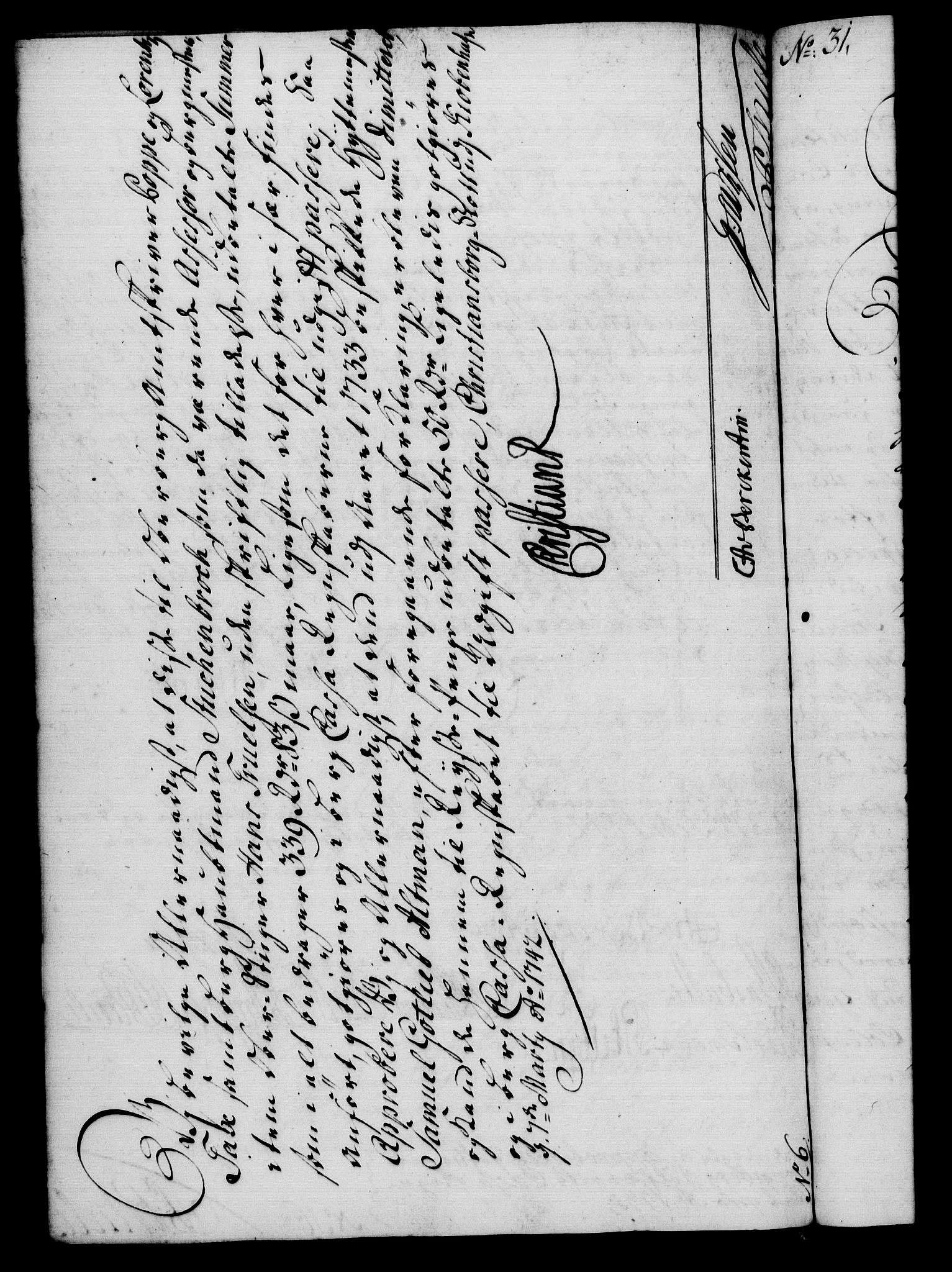 Rentekammeret, Kammerkanselliet, RA/EA-3111/G/Gf/Gfa/L0025: Norsk relasjons- og resolusjonsprotokoll (merket RK 52.25), 1742, p. 184