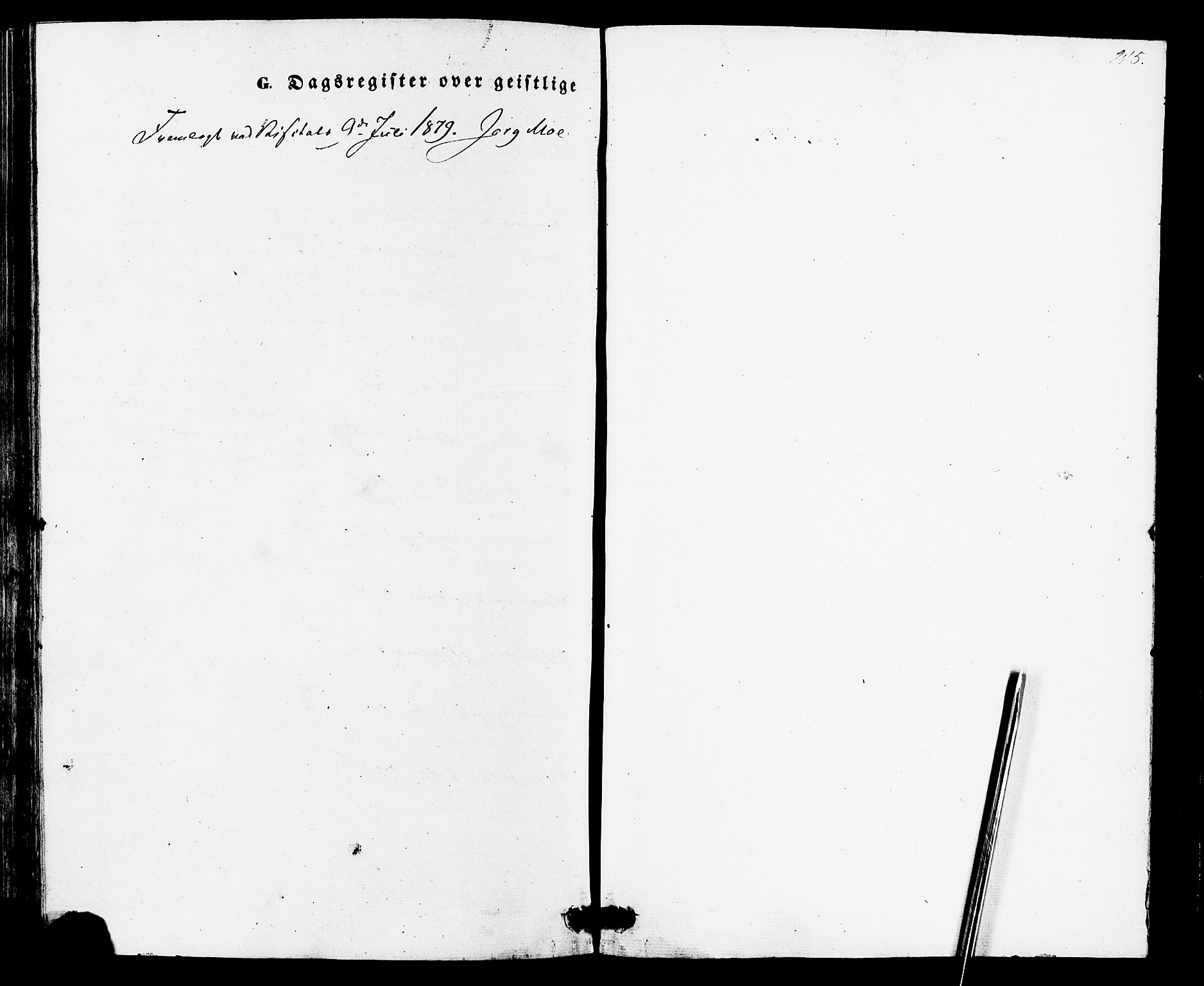 Torvastad sokneprestkontor, SAST/A -101857/H/Ha/Haa/L0010: Parish register (official) no. A 10, 1857-1878, p. 245