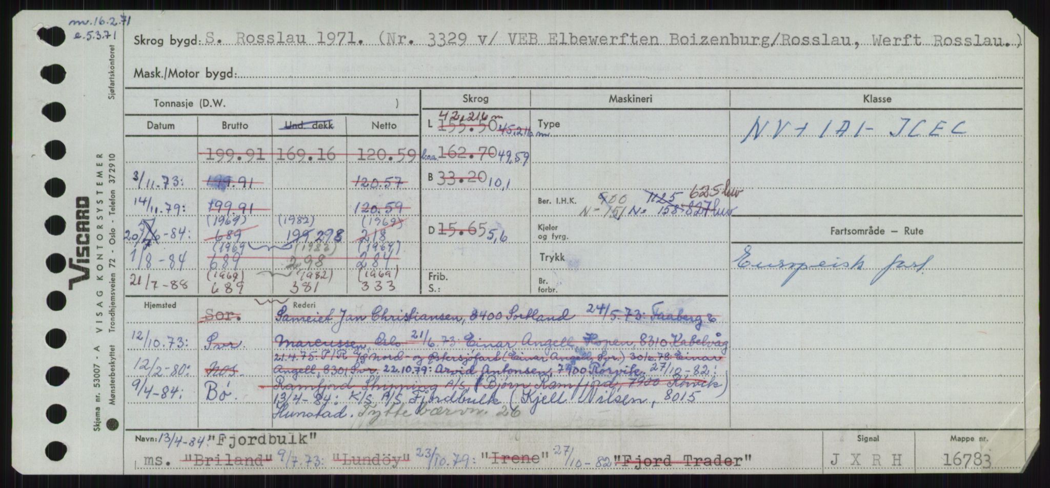 Sjøfartsdirektoratet med forløpere, Skipsmålingen, AV/RA-S-1627/H/Ha/L0002/0001: Fartøy, Eik-Hill / Fartøy, Eik-F, p. 509