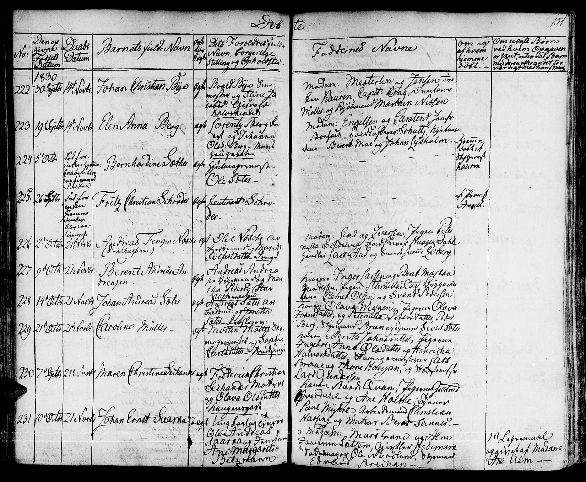 Ministerialprotokoller, klokkerbøker og fødselsregistre - Sør-Trøndelag, AV/SAT-A-1456/601/L0045: Parish register (official) no. 601A13, 1821-1831, p. 151