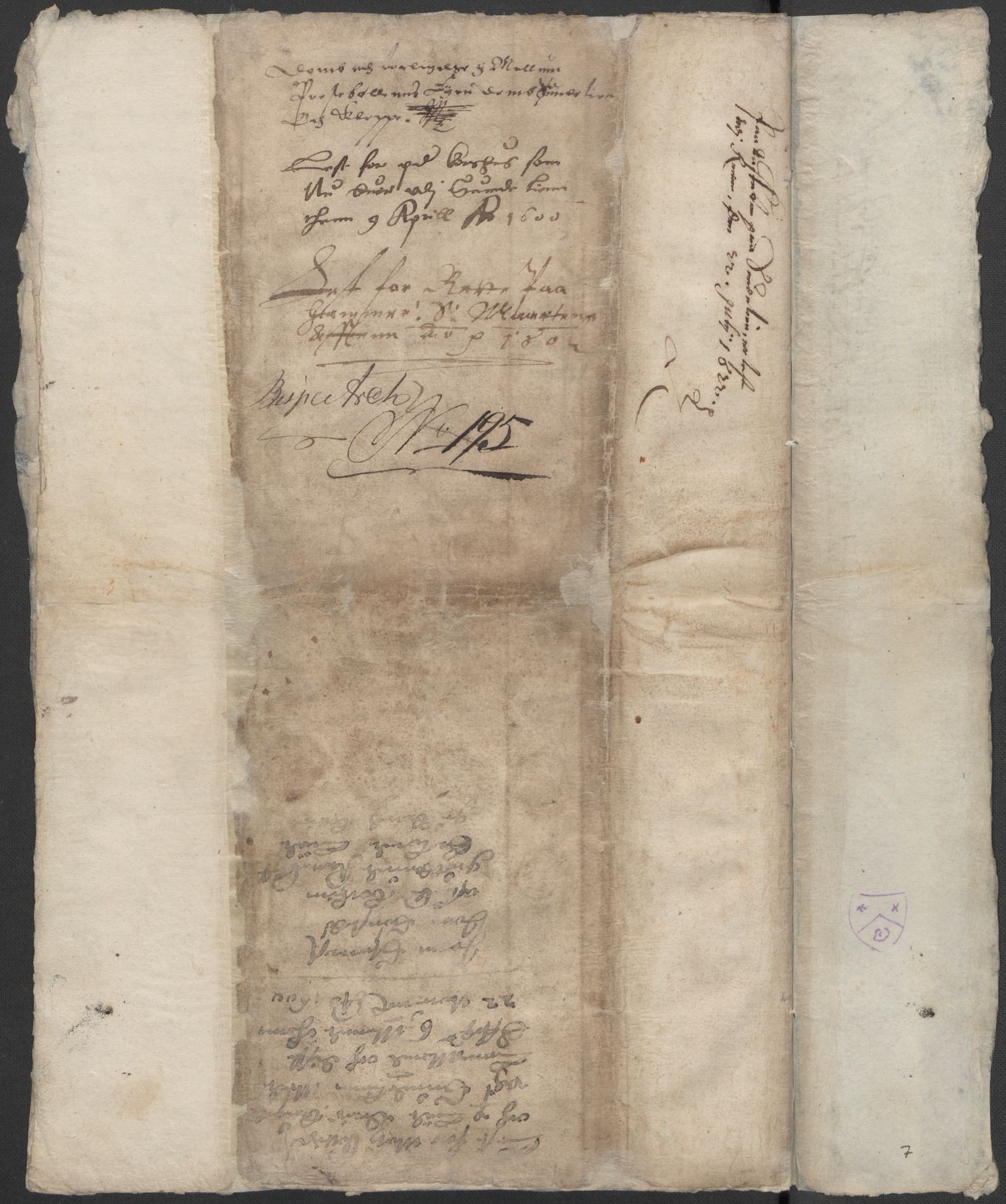 Riksarkivets diplomsamling, AV/RA-EA-5965/F15/L0013: Prestearkiv - Oppland, 1590-1657, p. 47