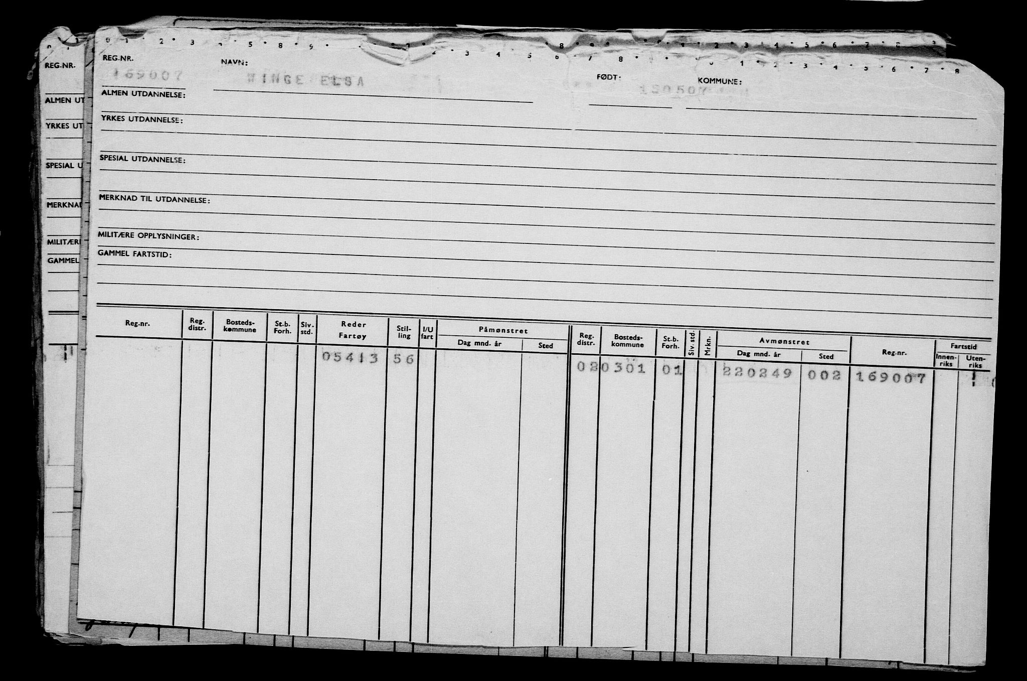 Direktoratet for sjømenn, AV/RA-S-3545/G/Gb/L0071: Hovedkort, 1907, p. 208