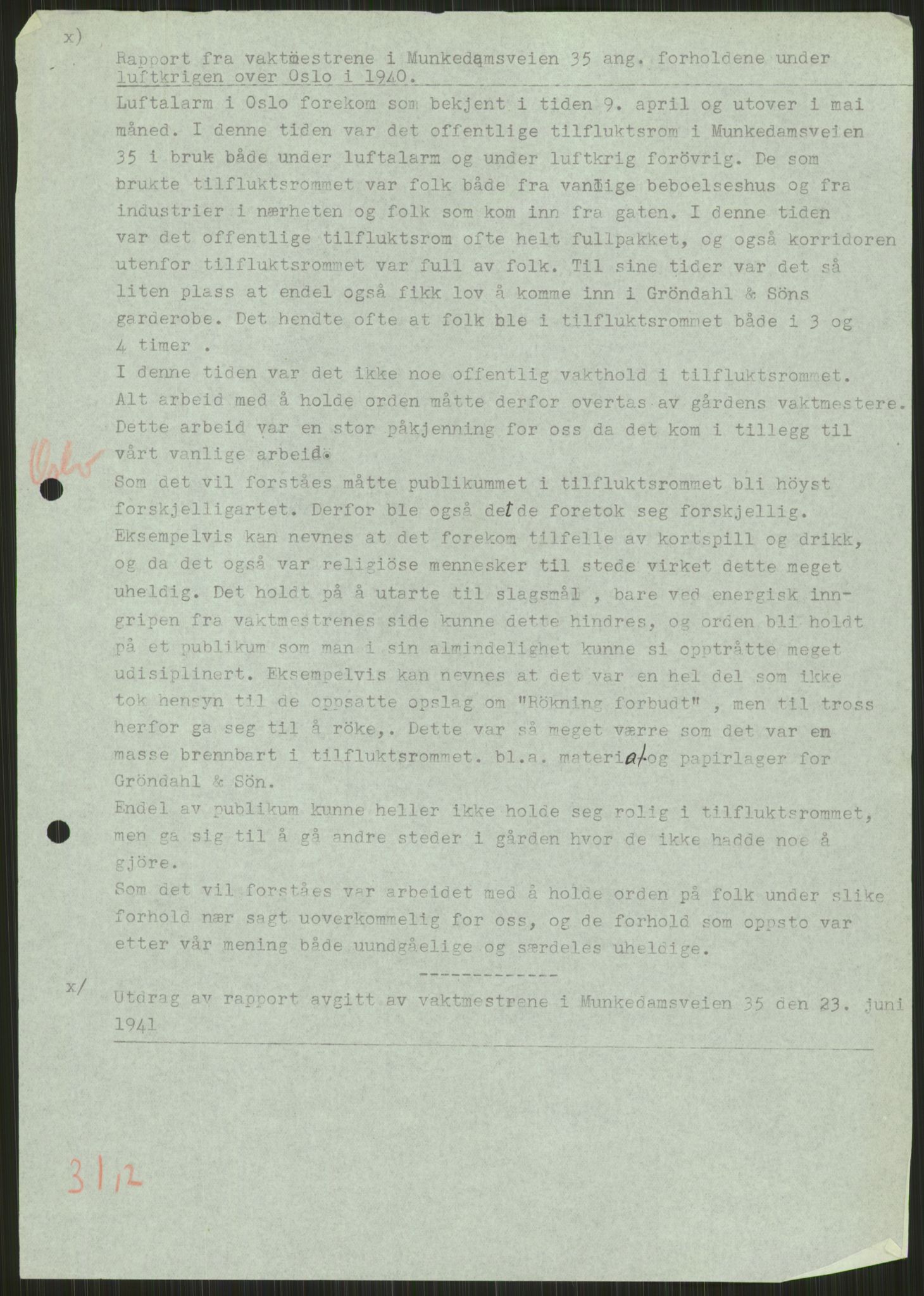 Forsvaret, Forsvarets krigshistoriske avdeling, AV/RA-RAFA-2017/Y/Ya/L0013: II-C-11-31 - Fylkesmenn.  Rapporter om krigsbegivenhetene 1940., 1940, p. 564