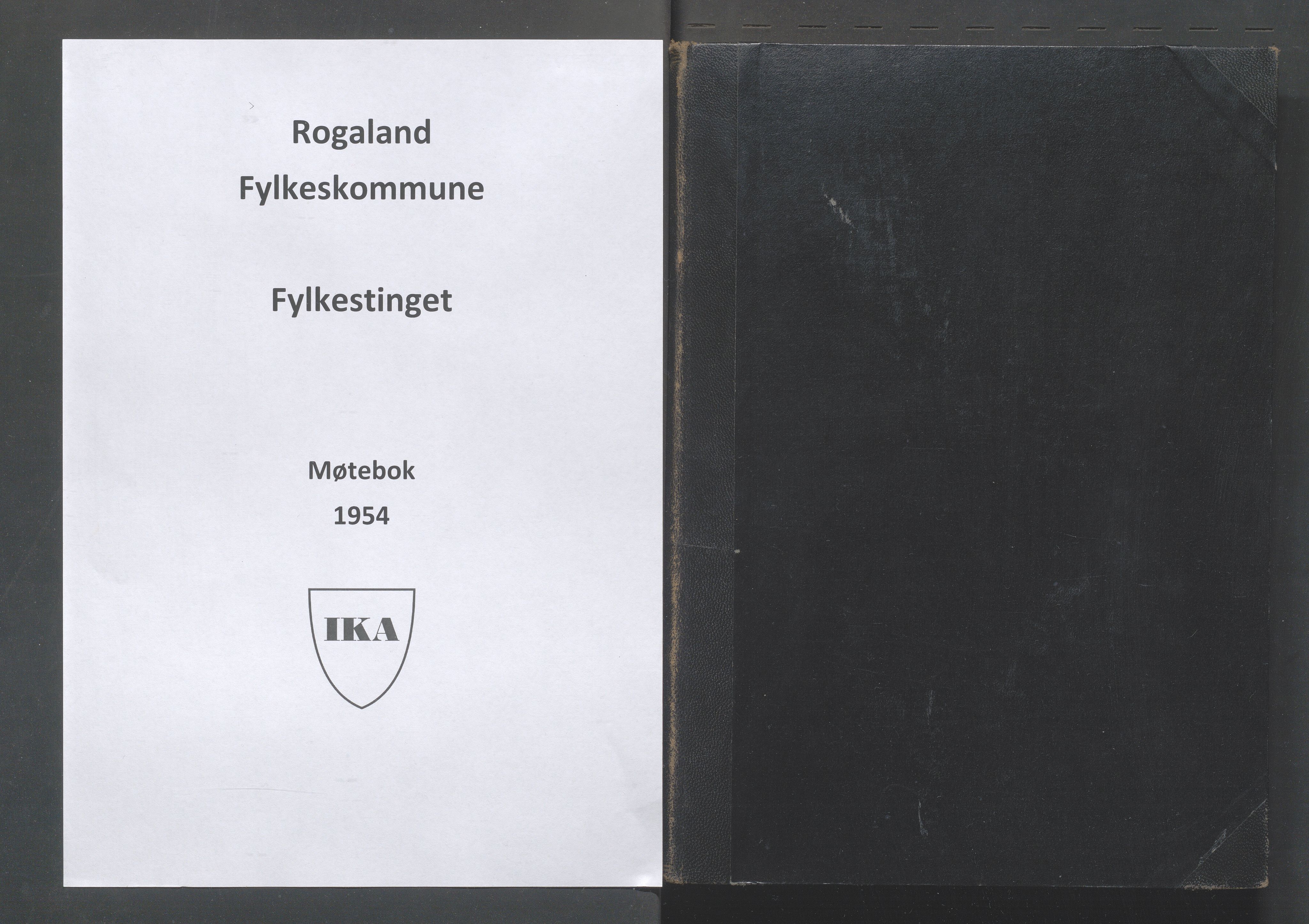 Rogaland fylkeskommune - Fylkesrådmannen , IKAR/A-900/A/Aa/Aaa/L0073: Møtebok , 1954