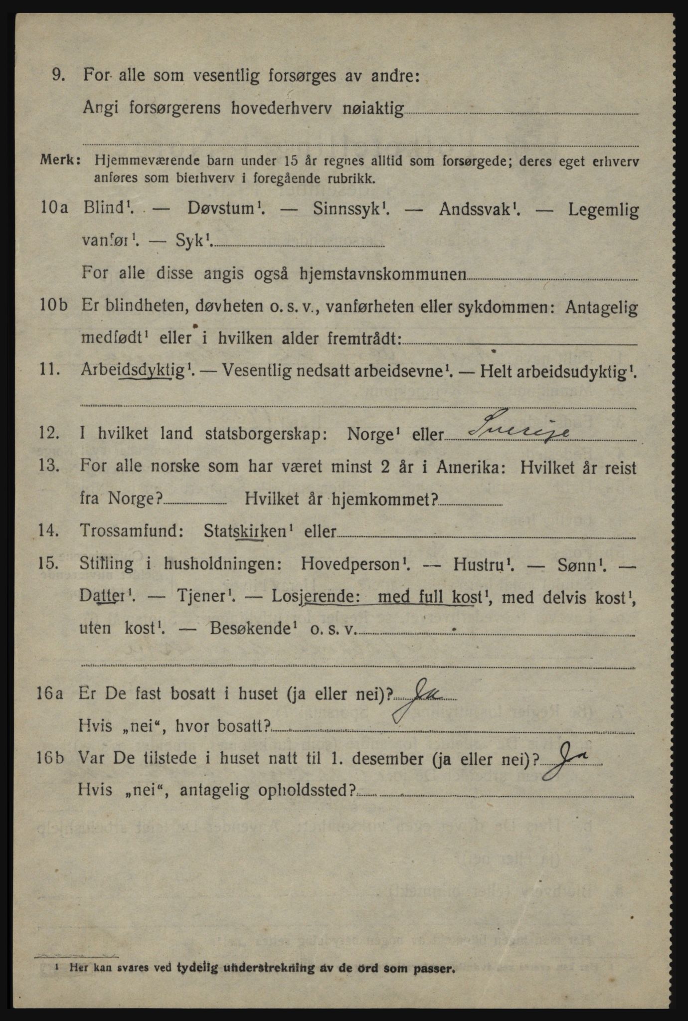 SAO, 1920 census for Idd, 1920, p. 6519