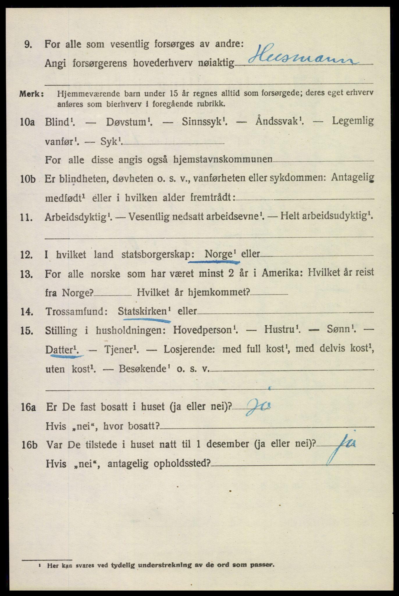 SAH, 1920 census for Vang (Hedmark), 1920, p. 15372