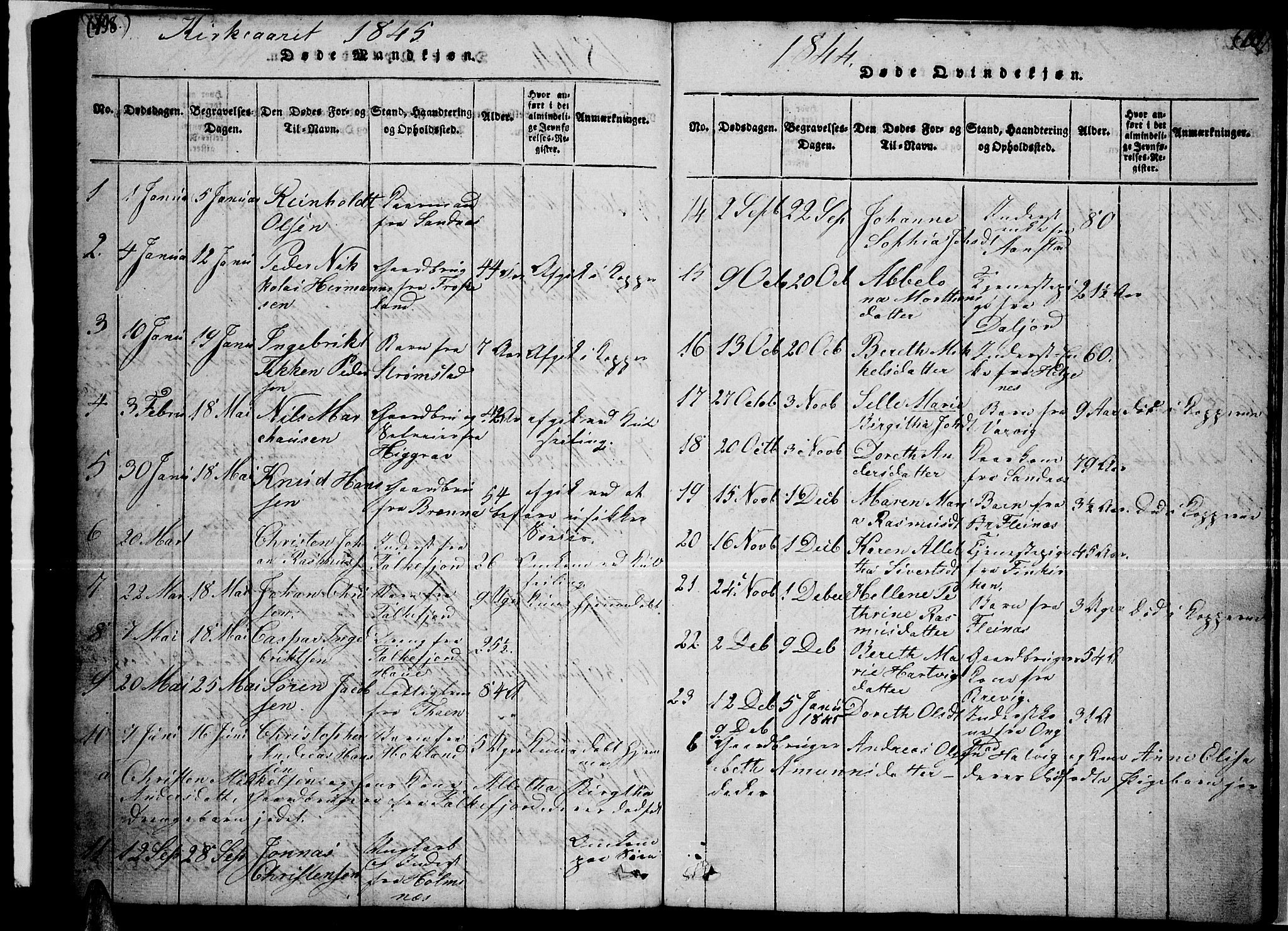 Ministerialprotokoller, klokkerbøker og fødselsregistre - Nordland, SAT/A-1459/888/L1263: Parish register (copy) no. 888C02 /1, 1820-1850, p. 198-199