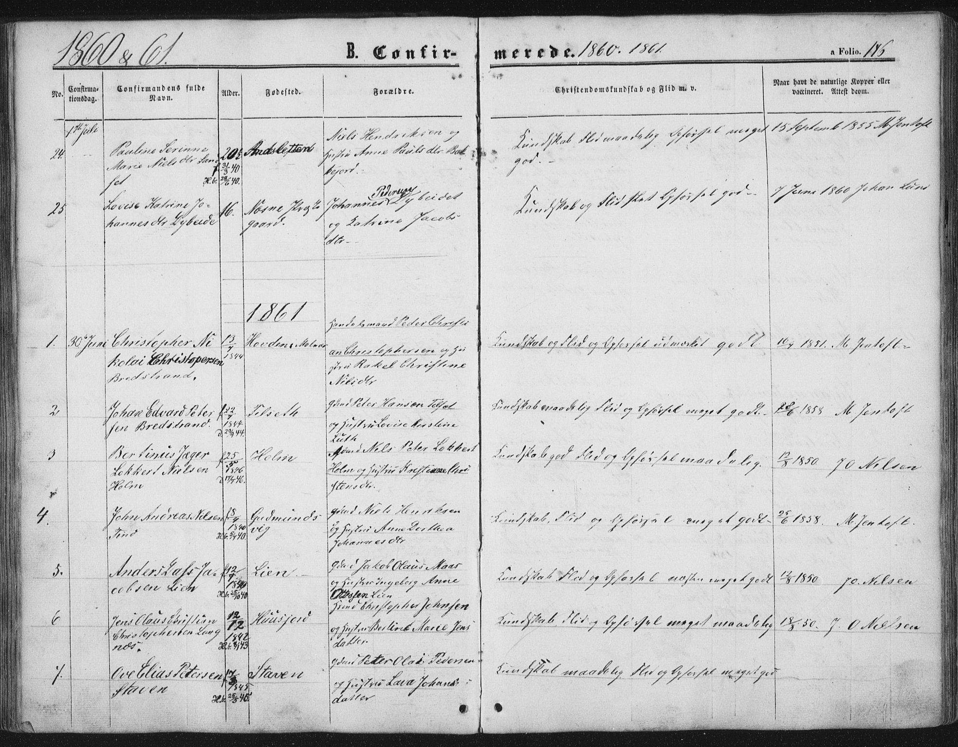 Ministerialprotokoller, klokkerbøker og fødselsregistre - Nordland, AV/SAT-A-1459/893/L1333: Parish register (official) no. 893A06, 1858-1866, p. 146