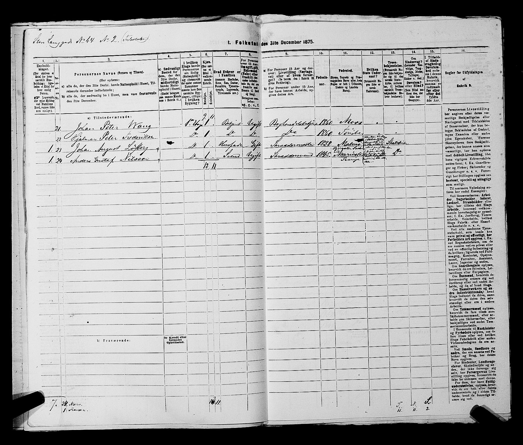 SAKO, 1875 census for 0705P Tønsberg, 1875, p. 159