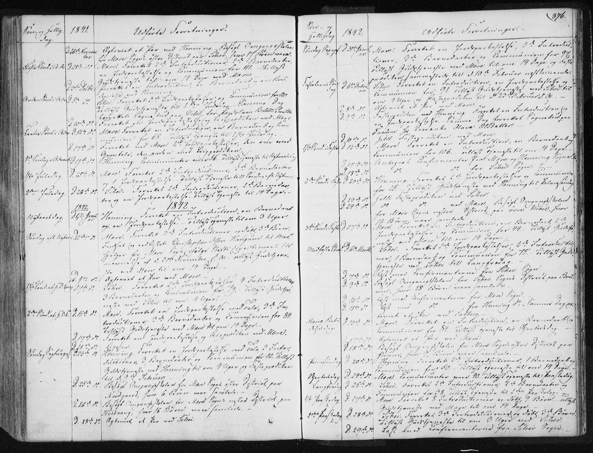 Ministerialprotokoller, klokkerbøker og fødselsregistre - Nord-Trøndelag, SAT/A-1458/735/L0339: Parish register (official) no. 735A06 /1, 1836-1848, p. 376