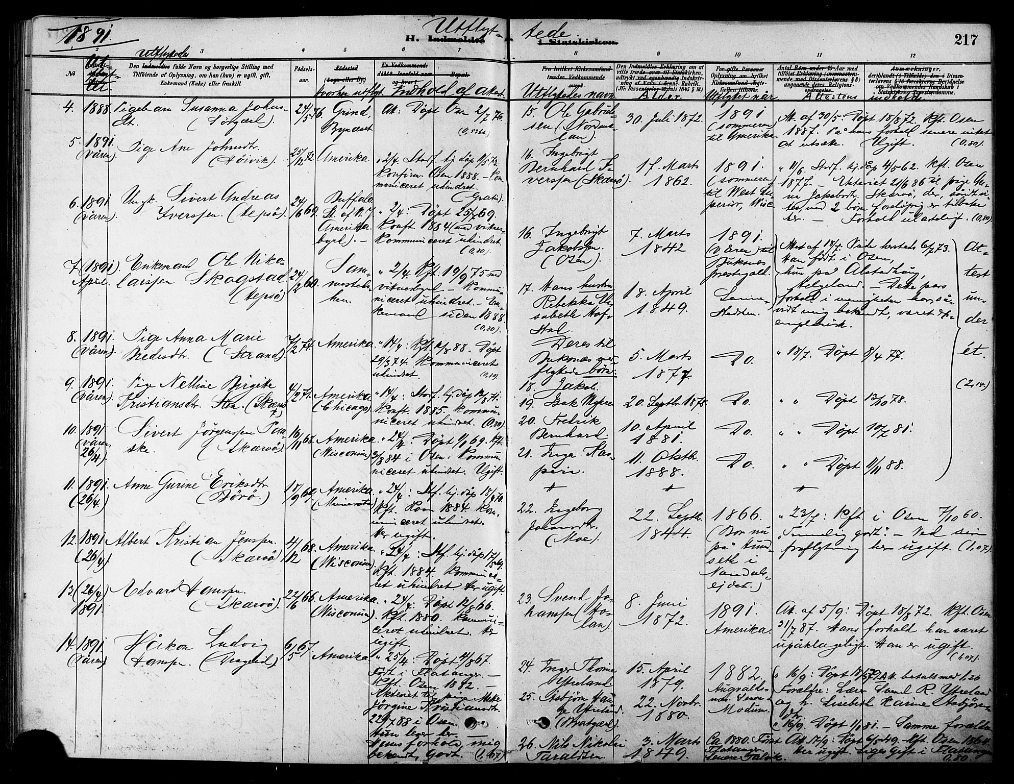 Ministerialprotokoller, klokkerbøker og fødselsregistre - Sør-Trøndelag, AV/SAT-A-1456/658/L0722: Parish register (official) no. 658A01, 1879-1896, p. 217