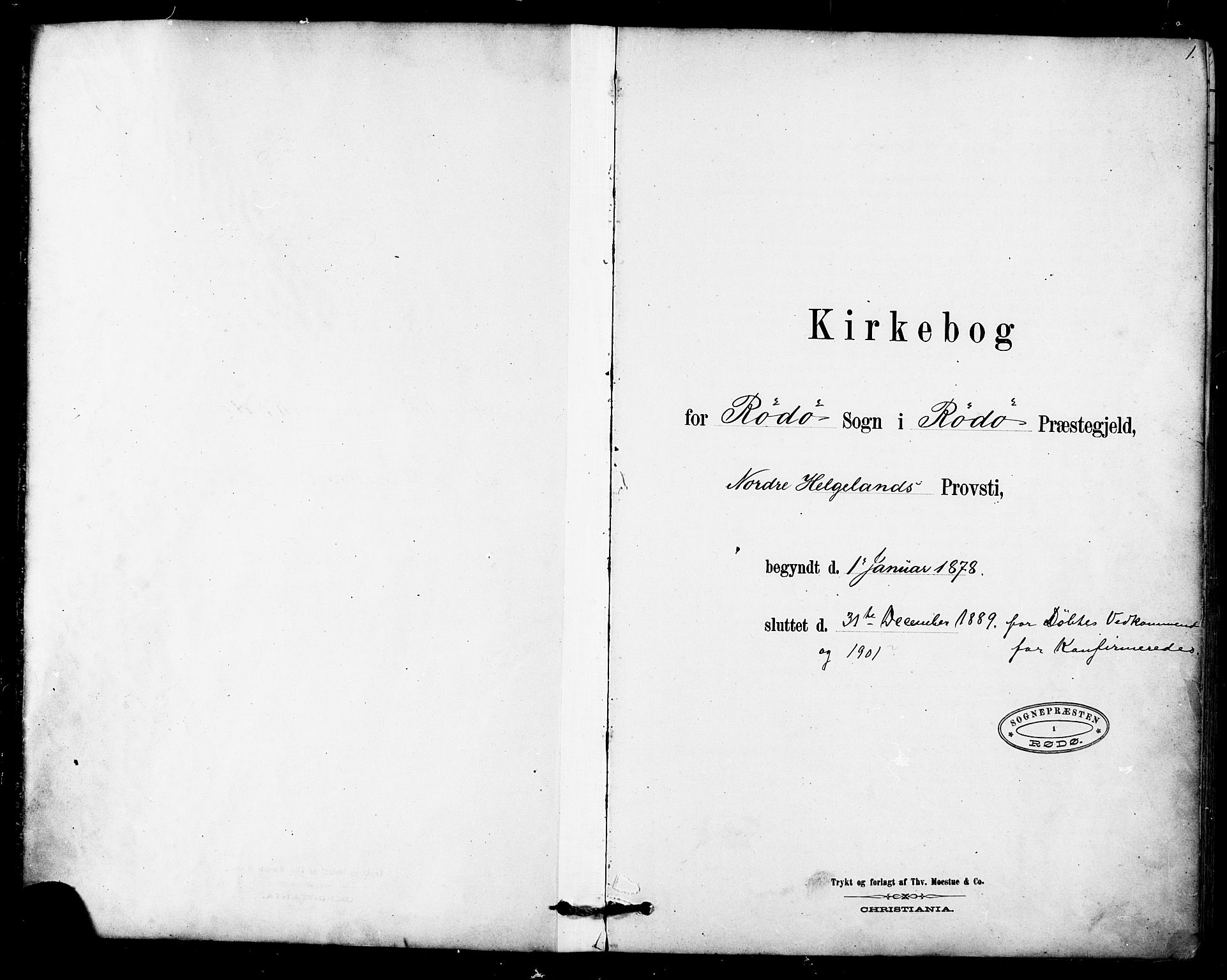 Ministerialprotokoller, klokkerbøker og fødselsregistre - Nordland, SAT/A-1459/841/L0609: Parish register (official) no. 841A12, 1878-1901, p. 1