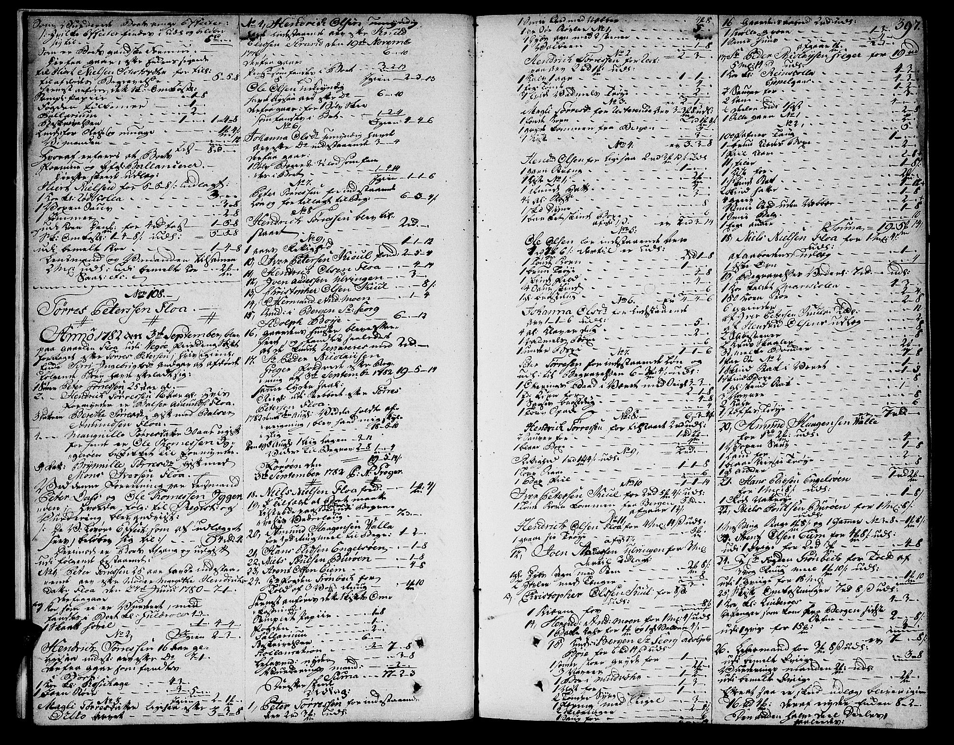 Helgeland sorenskriveri, AV/SAT-A-0004/3/3A/L0062: Skifteprotokoll 14C, 1782-1784, p. 396b-397a