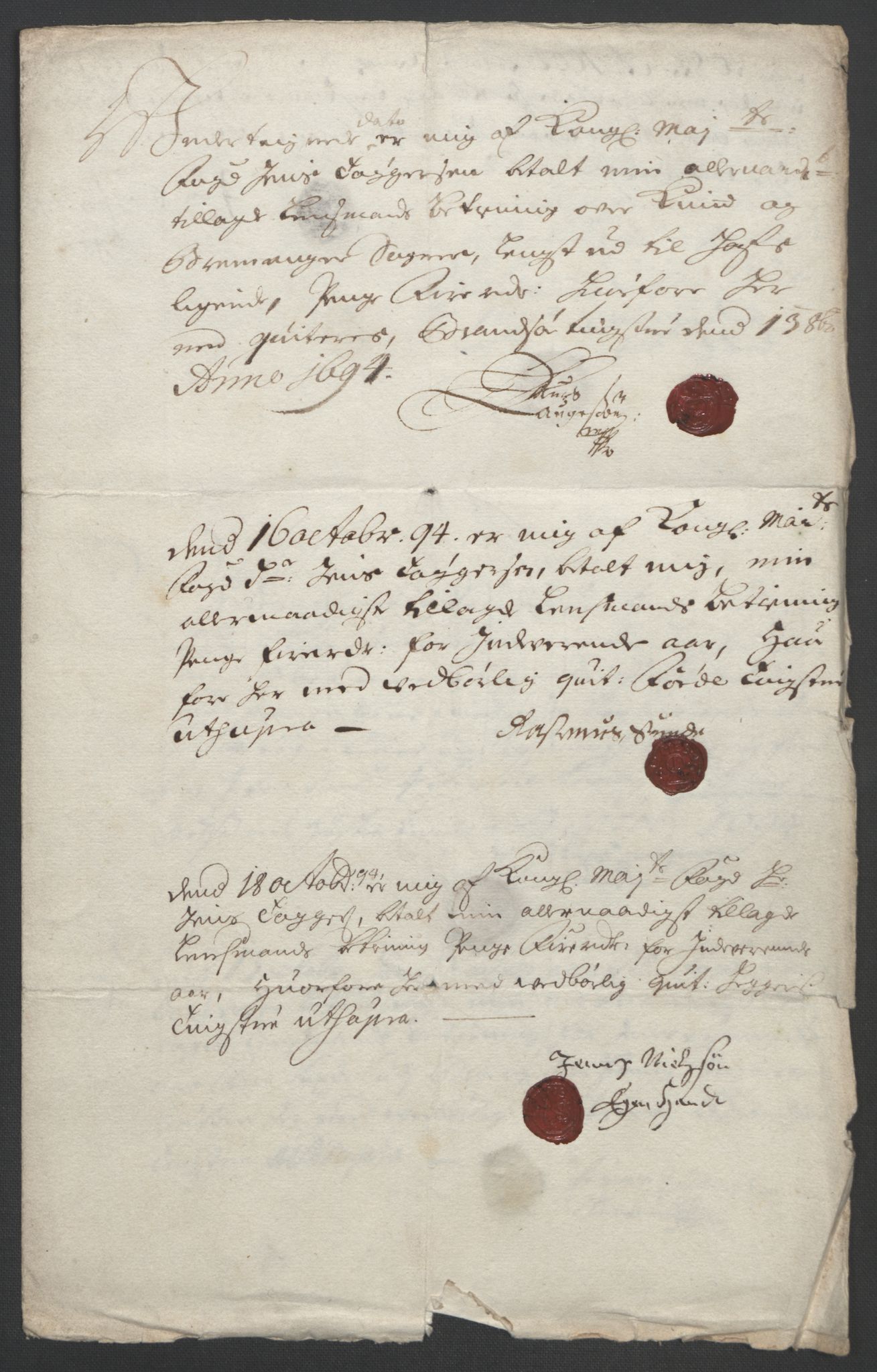 Rentekammeret inntil 1814, Reviderte regnskaper, Fogderegnskap, AV/RA-EA-4092/R53/L3421: Fogderegnskap Sunn- og Nordfjord, 1693-1694, p. 469