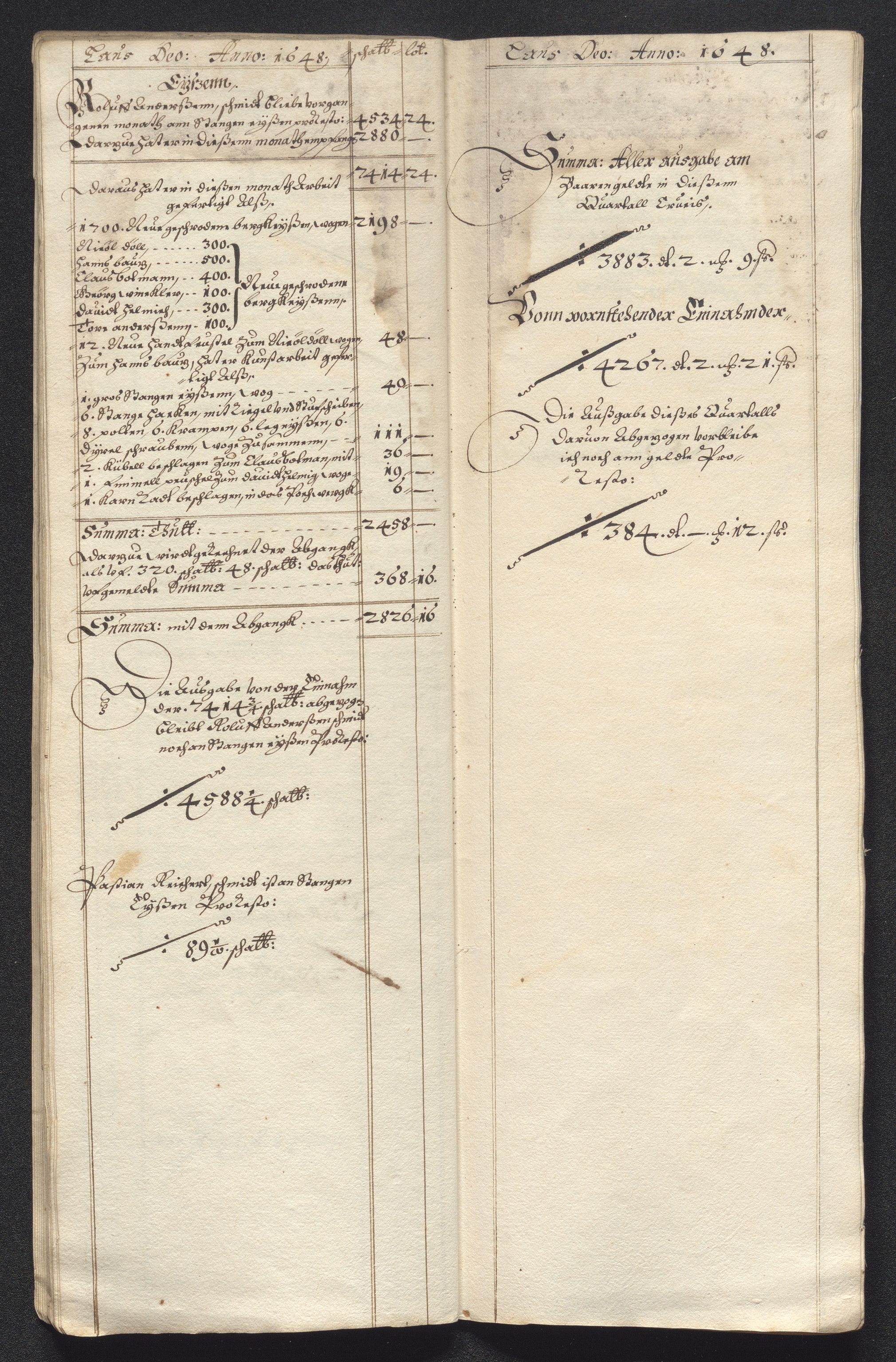 Kongsberg Sølvverk 1623-1816, SAKO/EA-3135/001/D/Dc/Dcd/L0022: Utgiftsregnskap for gruver m.m., 1647-1648, p. 562