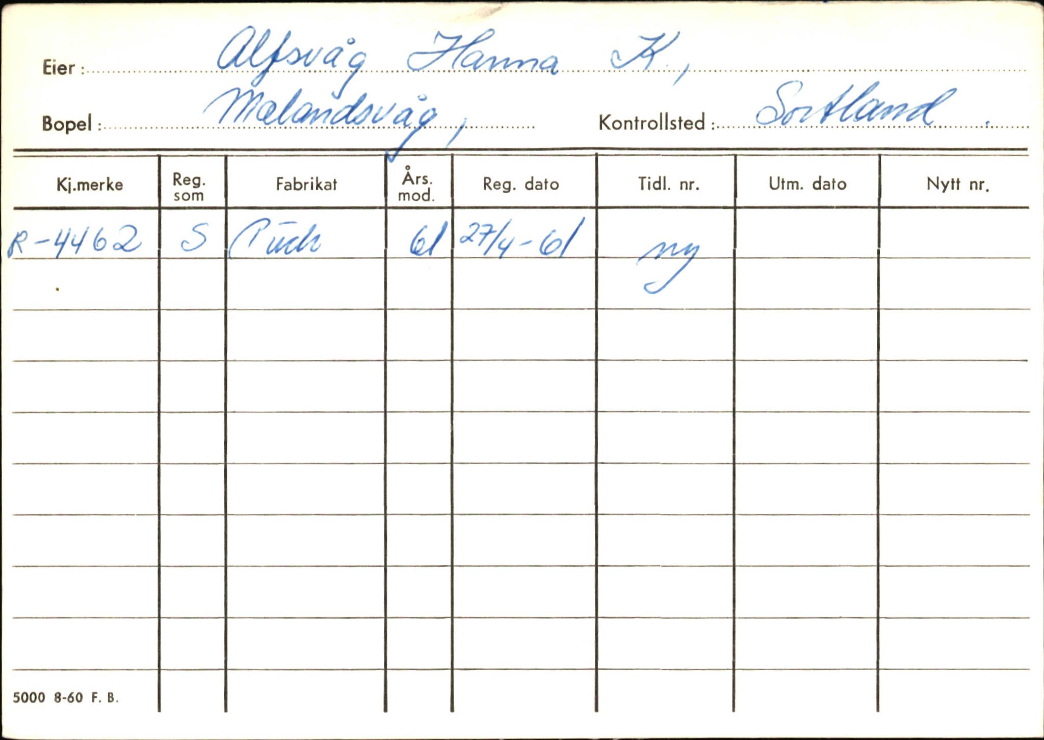 Statens vegvesen, Hordaland vegkontor, AV/SAB-A-5201/2/Ha/L0001: R-eierkort A, 1920-1971, p. 364