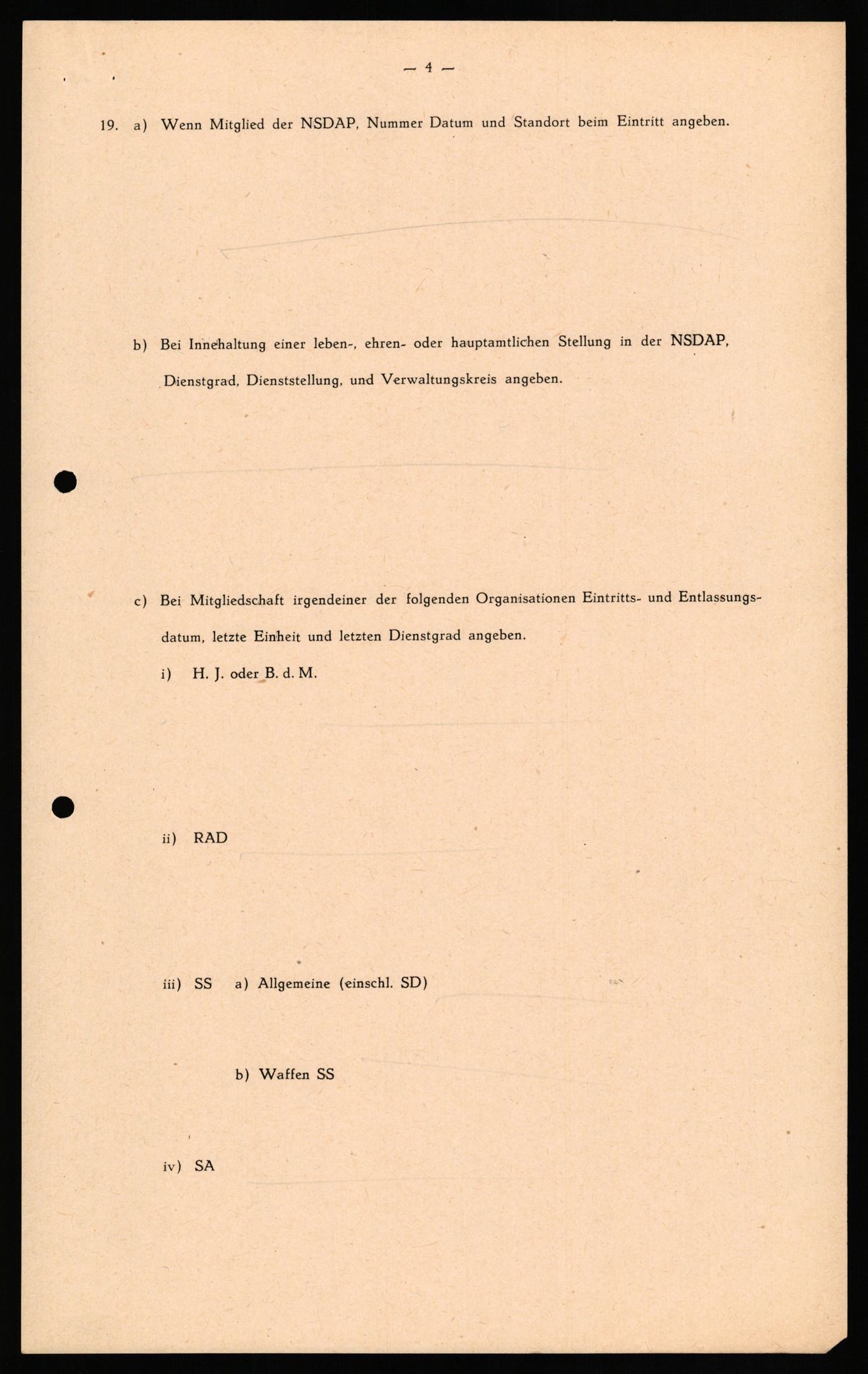 Forsvaret, Forsvarets overkommando II, RA/RAFA-3915/D/Db/L0031: CI Questionaires. Tyske okkupasjonsstyrker i Norge. Tyskere., 1945-1946, p. 248