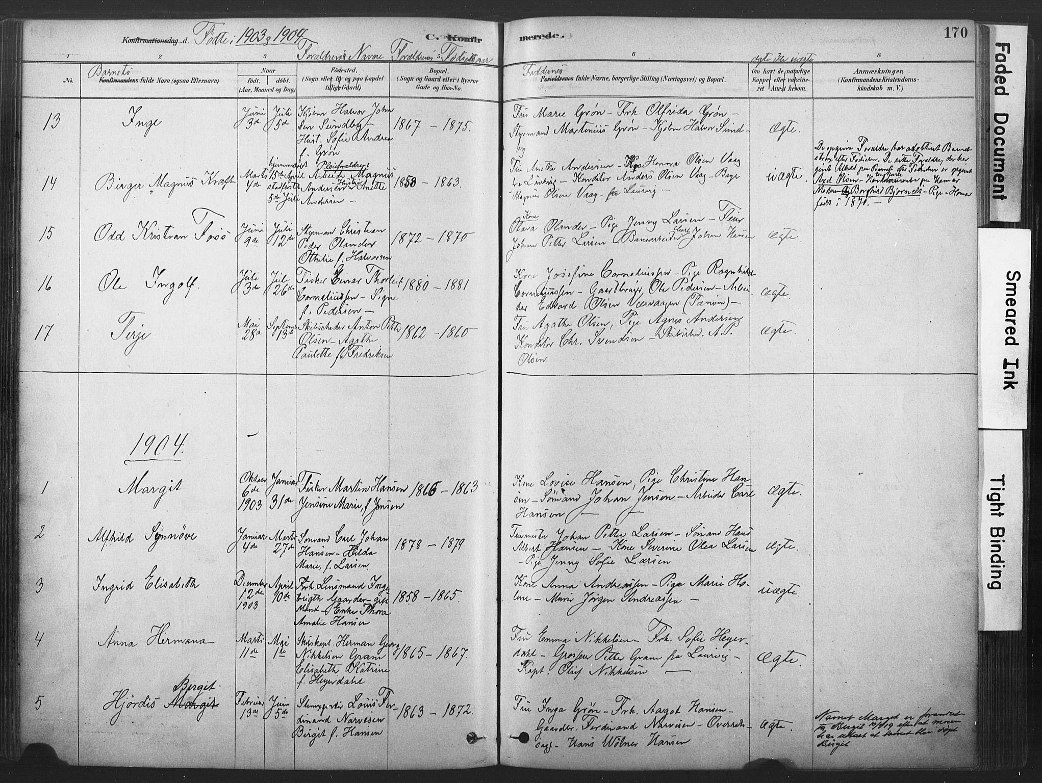 Stavern kirkebøker, SAKO/A-318/F/Fa/L0008: Parish register (official) no. 8, 1878-1905, p. 170