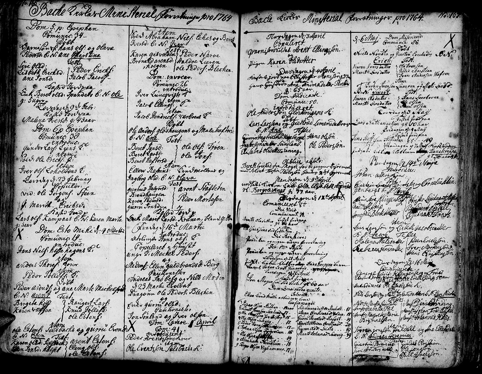 Ministerialprotokoller, klokkerbøker og fødselsregistre - Sør-Trøndelag, SAT/A-1456/606/L0276: Parish register (official) no. 606A01 /2, 1727-1779, p. 166-167