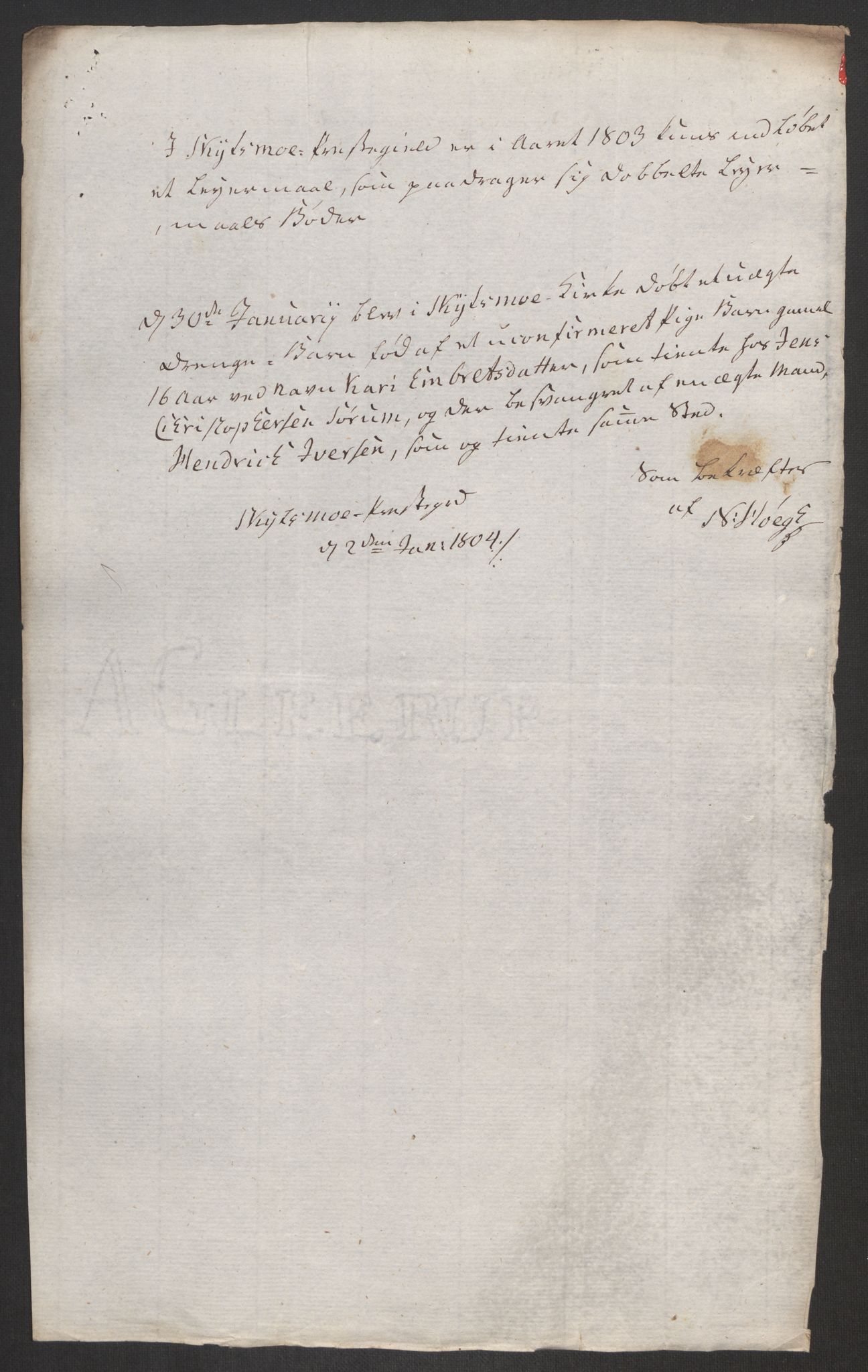 Rentekammeret inntil 1814, Reviderte regnskaper, Fogderegnskap, AV/RA-EA-4092/R11/L0679: Fogderegnskap Nedre Romerike, 1803, p. 197