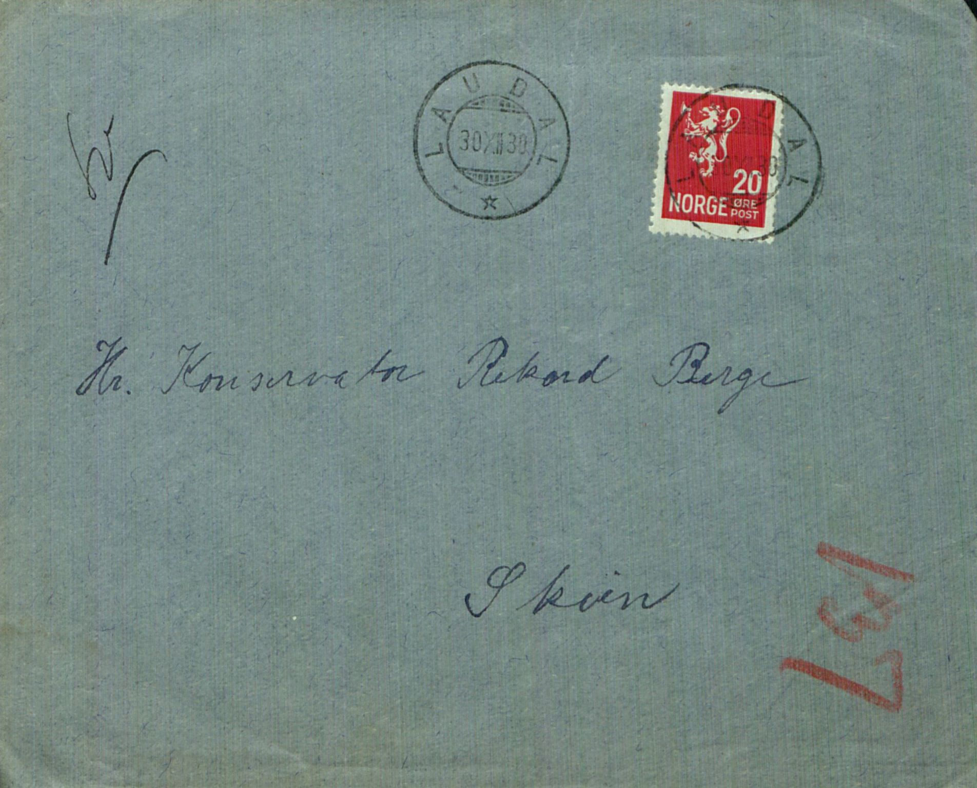 Rikard Berge, TEMU/TGM-A-1003/F/L0017/0016: 551-599 / 566 Notisbokblad og brev til Rikard Berge, 1910-1950, p. 137