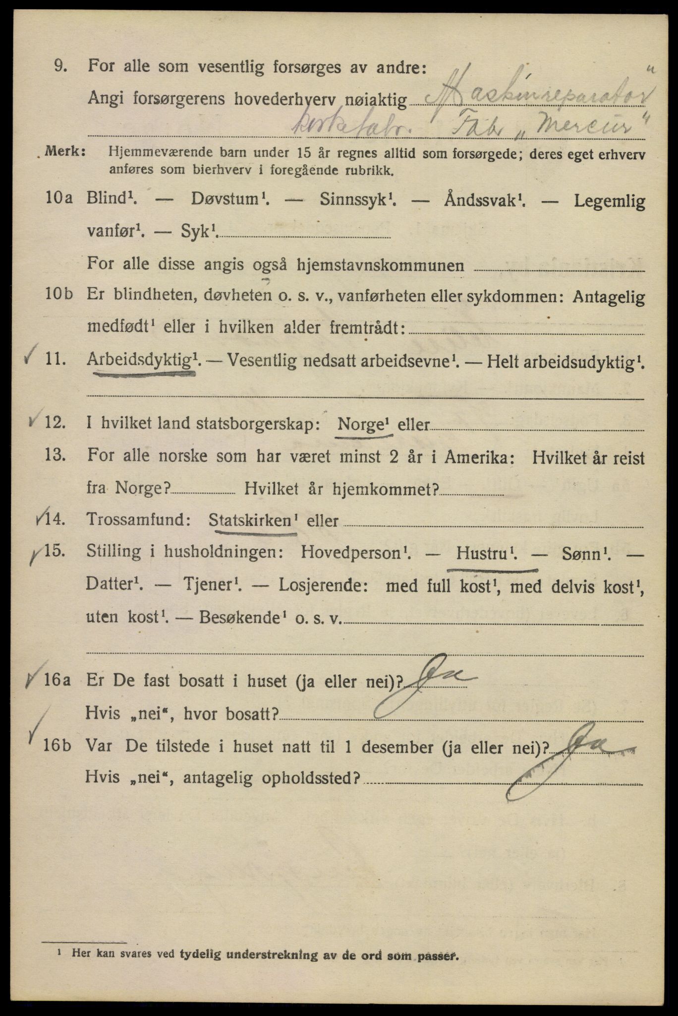 SAO, 1920 census for Kristiania, 1920, p. 181790