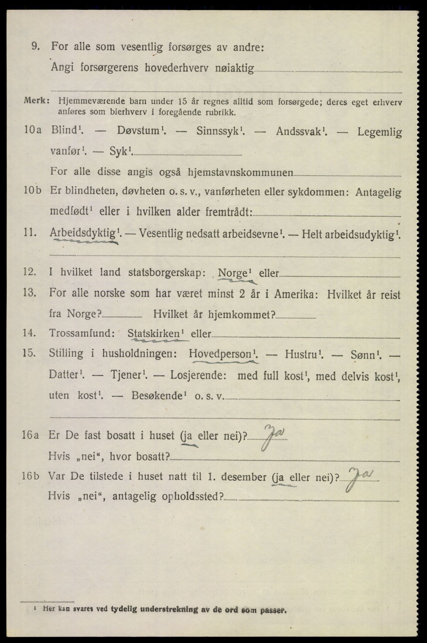 SAST, 1920 census for Gjesdal, 1920, p. 927