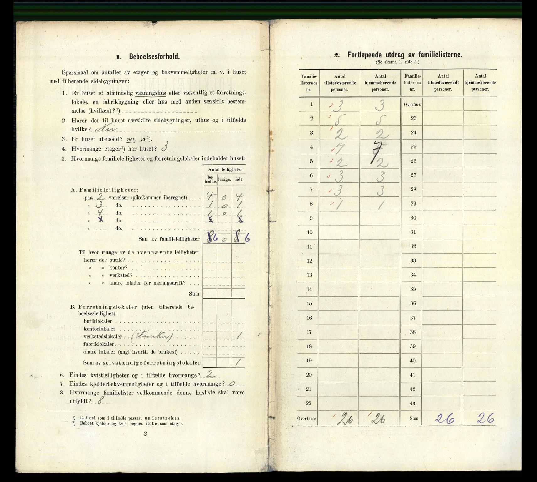 RA, 1910 census for Bergen, 1910, p. 3238