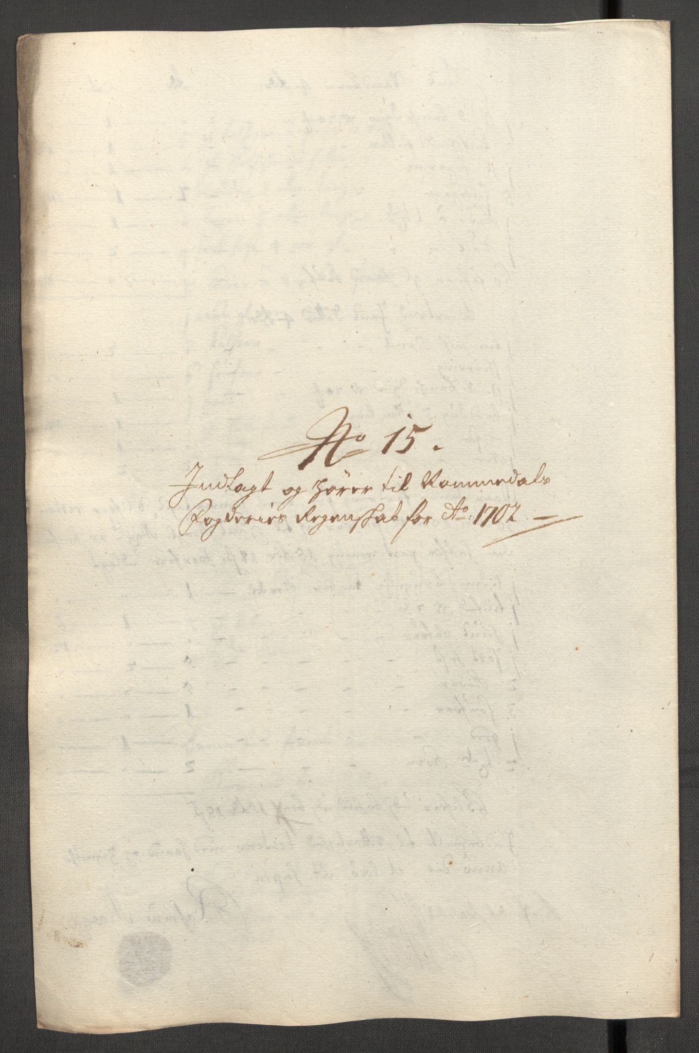 Rentekammeret inntil 1814, Reviderte regnskaper, Fogderegnskap, AV/RA-EA-4092/R64/L4427: Fogderegnskap Namdal, 1701-1702, p. 336