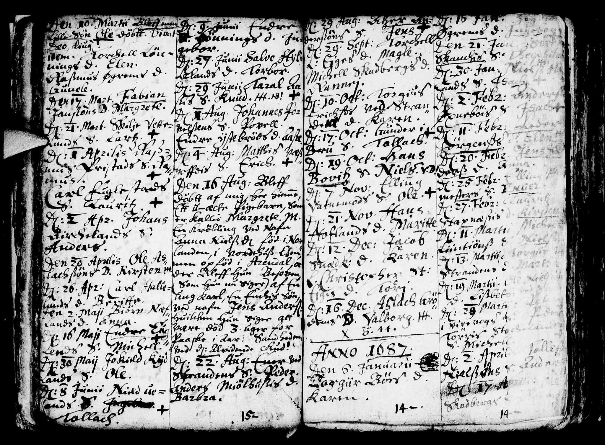 Eigersund sokneprestkontor, SAST/A-101807/S08/L0001: Parish register (official) no. A 1, 1664-1717