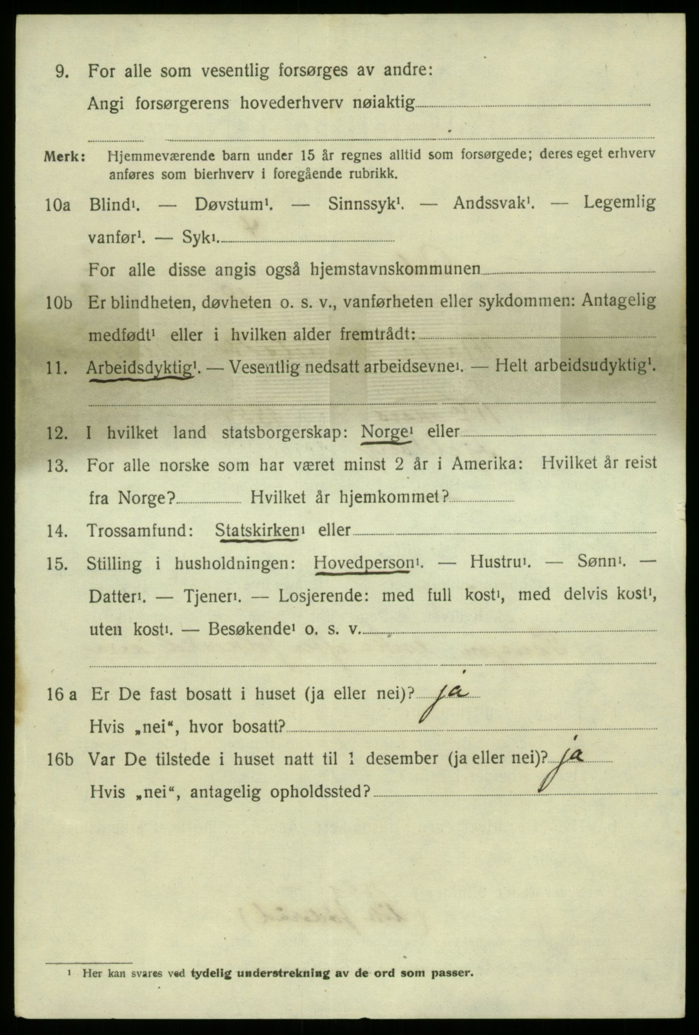 SAB, 1920 census for Os, 1920, p. 1771