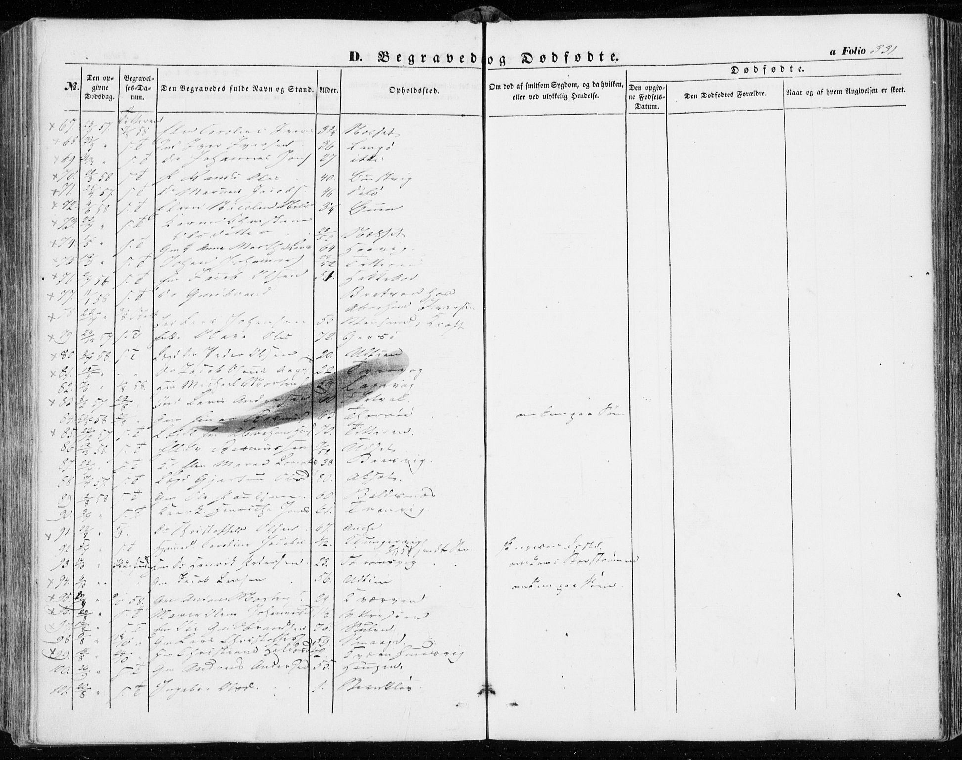 Ministerialprotokoller, klokkerbøker og fødselsregistre - Sør-Trøndelag, AV/SAT-A-1456/634/L0530: Parish register (official) no. 634A06, 1852-1860, p. 331