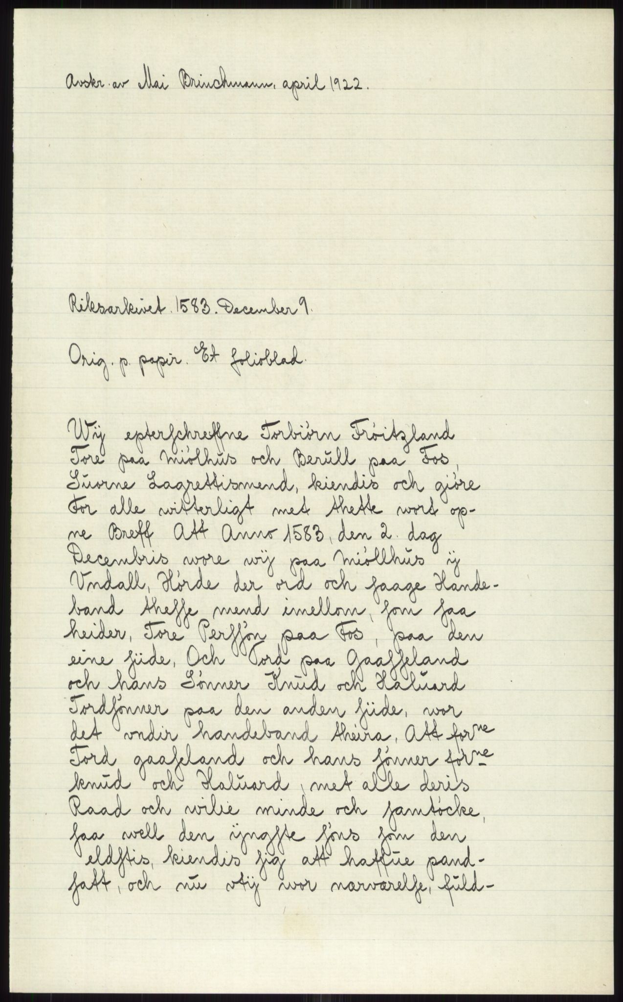 Samlinger til kildeutgivelse, Diplomavskriftsamlingen, AV/RA-EA-4053/H/Ha, p. 2545