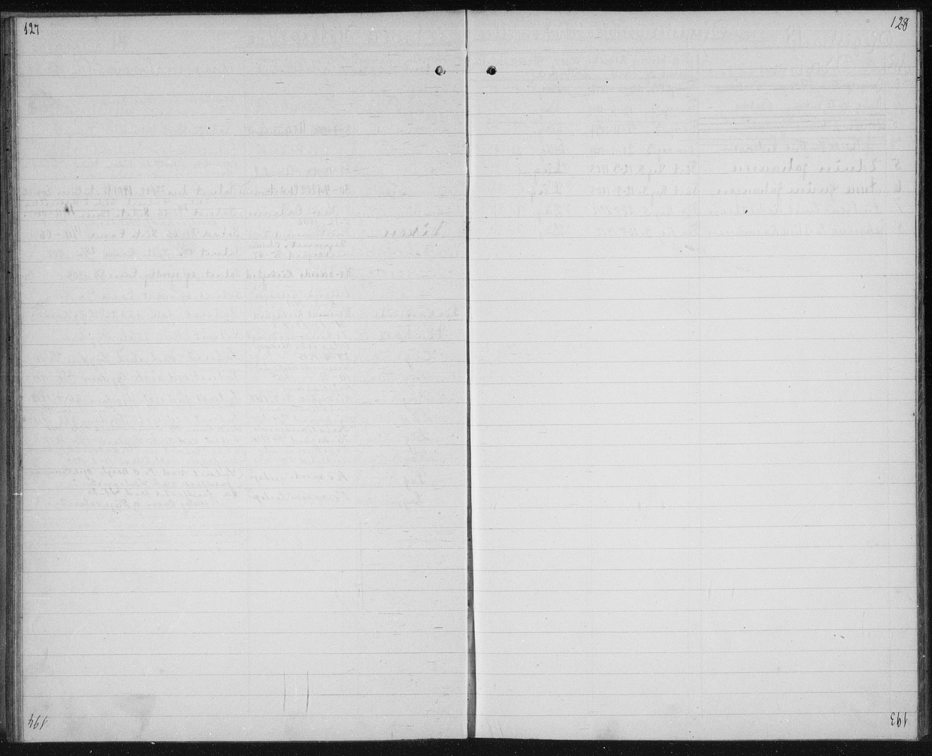 Den katolsk-apostoliske menighet, Kristiansand, AV/SAK-1292-0010/F/Fa/L0001: Dissenter register no. 1, 1894-1939, p. 127-128