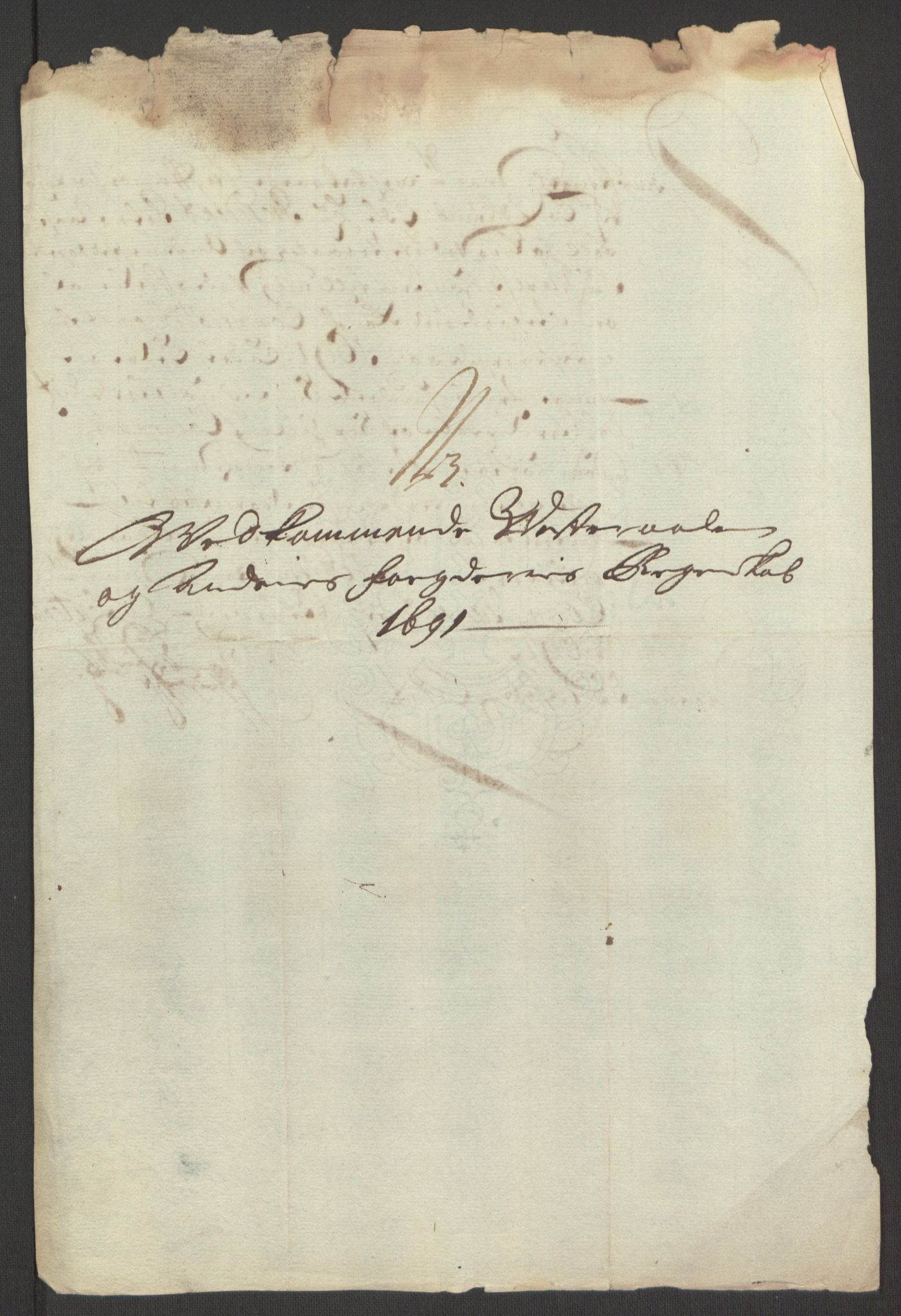 Rentekammeret inntil 1814, Reviderte regnskaper, Fogderegnskap, AV/RA-EA-4092/R67/L4676: Fogderegnskap Vesterålen, Andenes og Lofoten, 1691-1693, p. 83