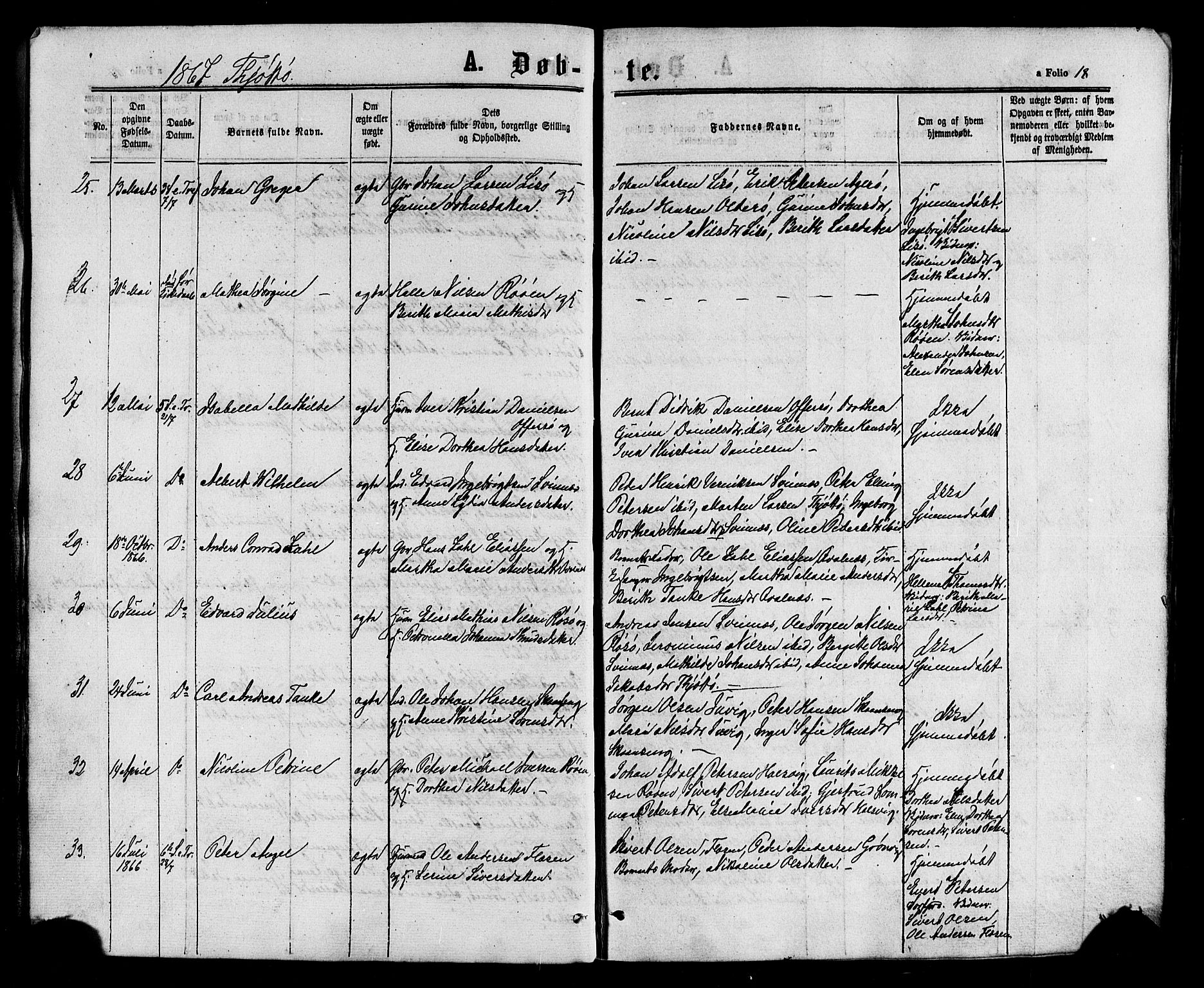 Ministerialprotokoller, klokkerbøker og fødselsregistre - Nordland, AV/SAT-A-1459/817/L0262: Parish register (official) no. 817A03/ 1, 1862-1877, p. 18