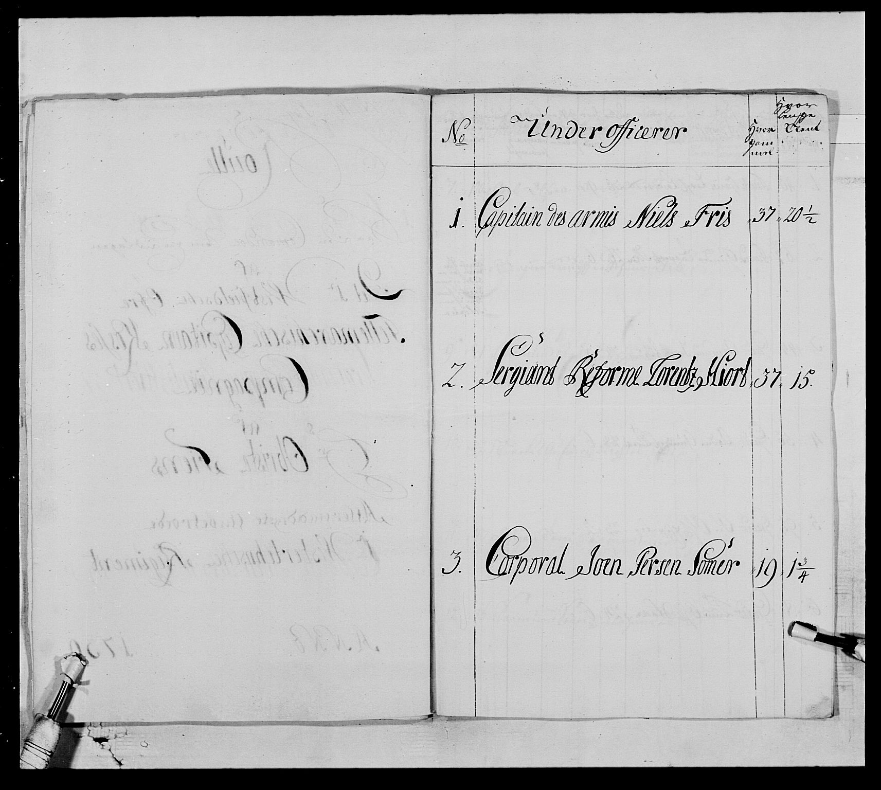 Kommanderende general (KG I) med Det norske krigsdirektorium, AV/RA-EA-5419/E/Ea/L0522: 1. Vesterlenske regiment, 1718-1748, p. 174