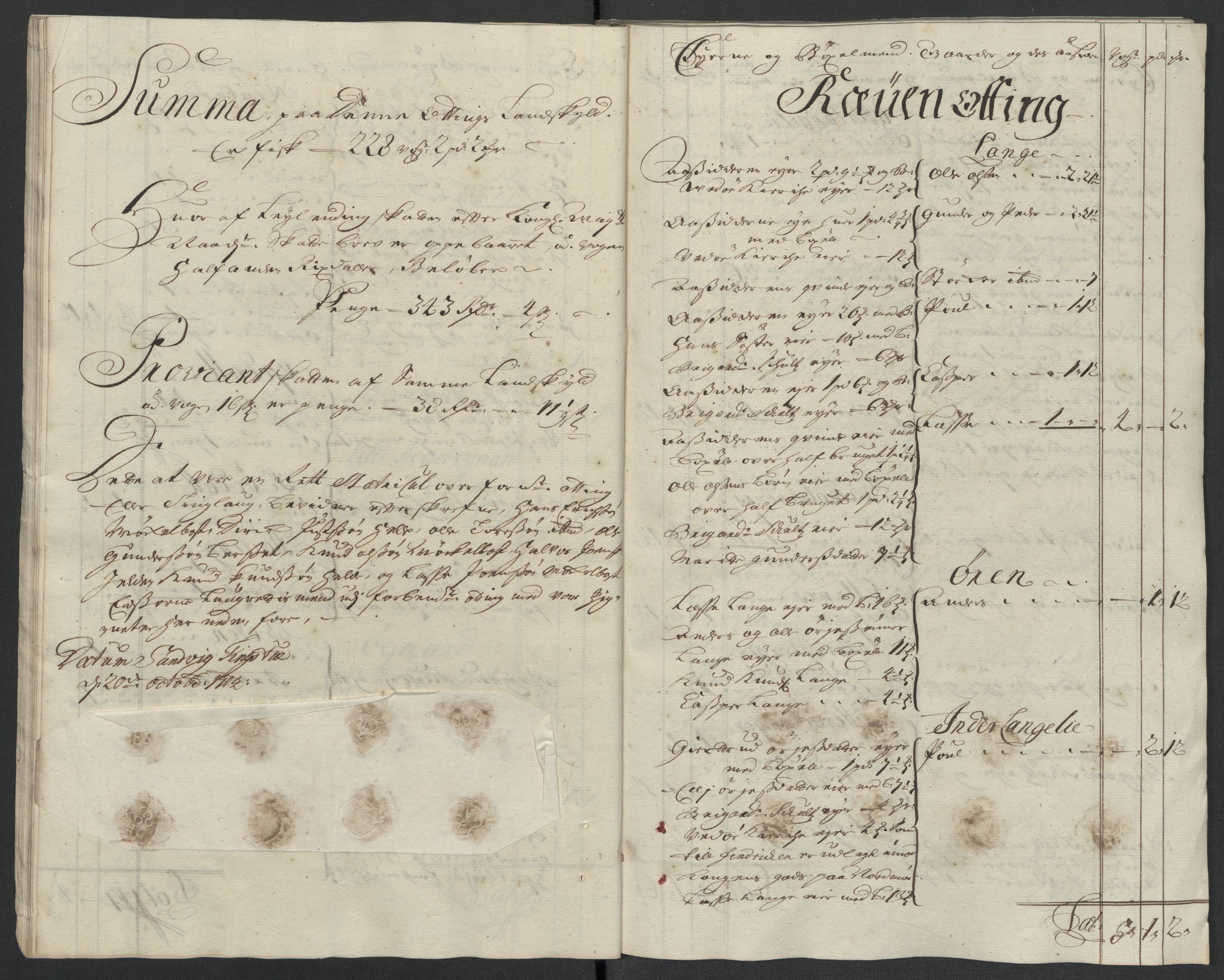 Rentekammeret inntil 1814, Reviderte regnskaper, Fogderegnskap, RA/EA-4092/R55/L3656: Fogderegnskap Romsdal, 1703-1705, p. 184